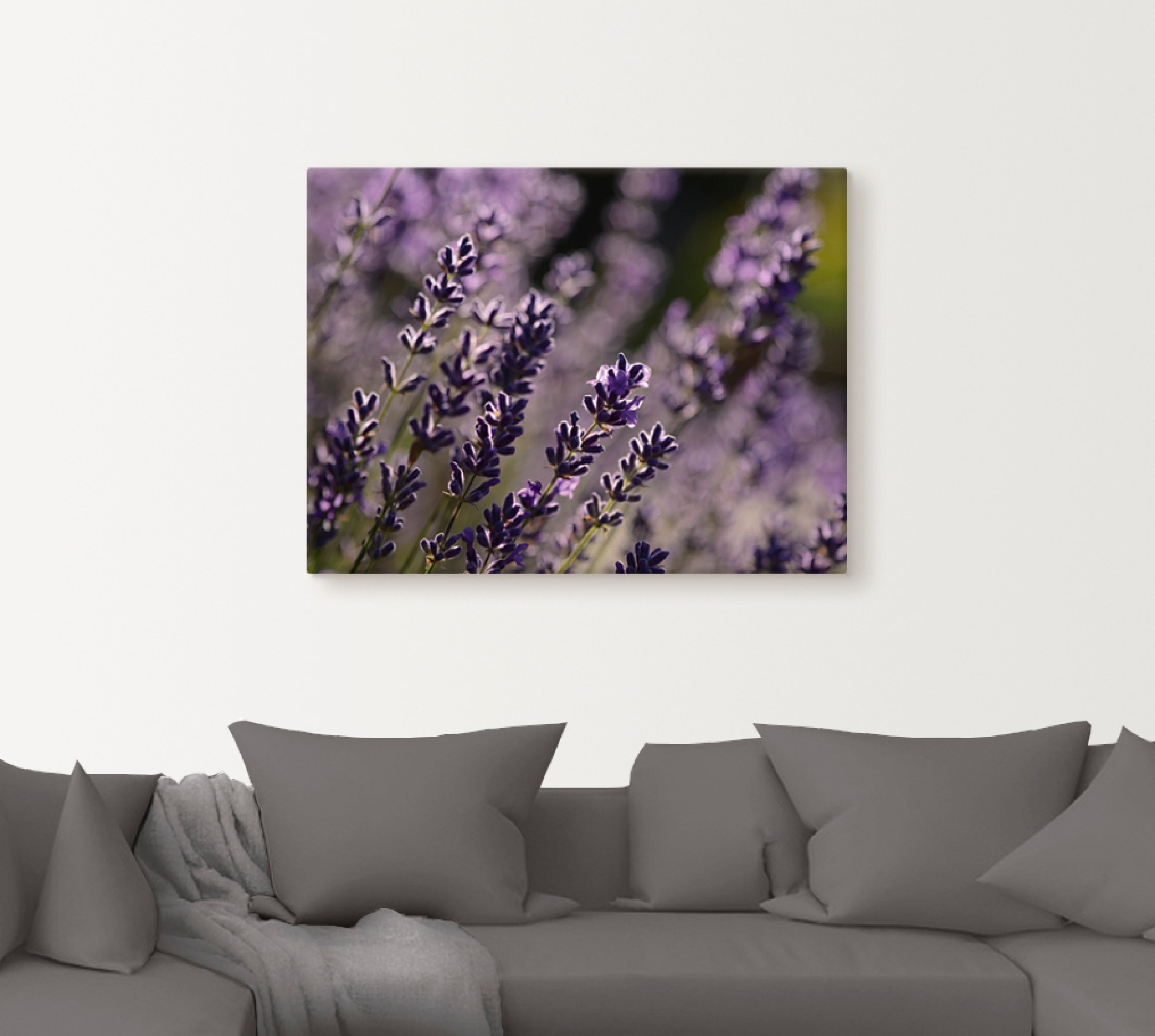 Artland Wandbild »Lavendel«, Blumen, (1 St.), als Leinwandbild in verschied. Grössen