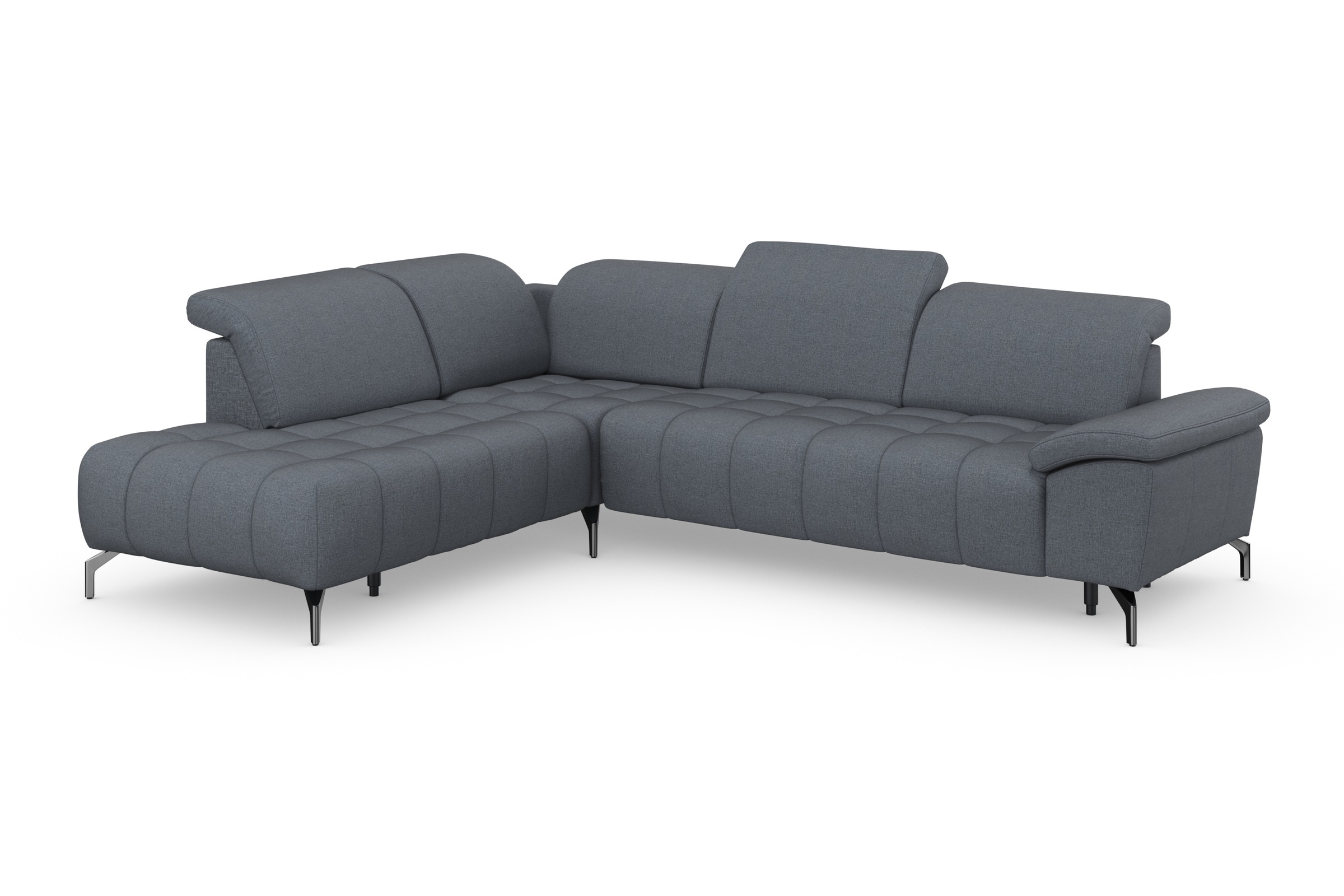 sit&more Ecksofa »Cool L-Form«, wahlweise mit Kopfteilverstellung und Vorziehsitz motorisch