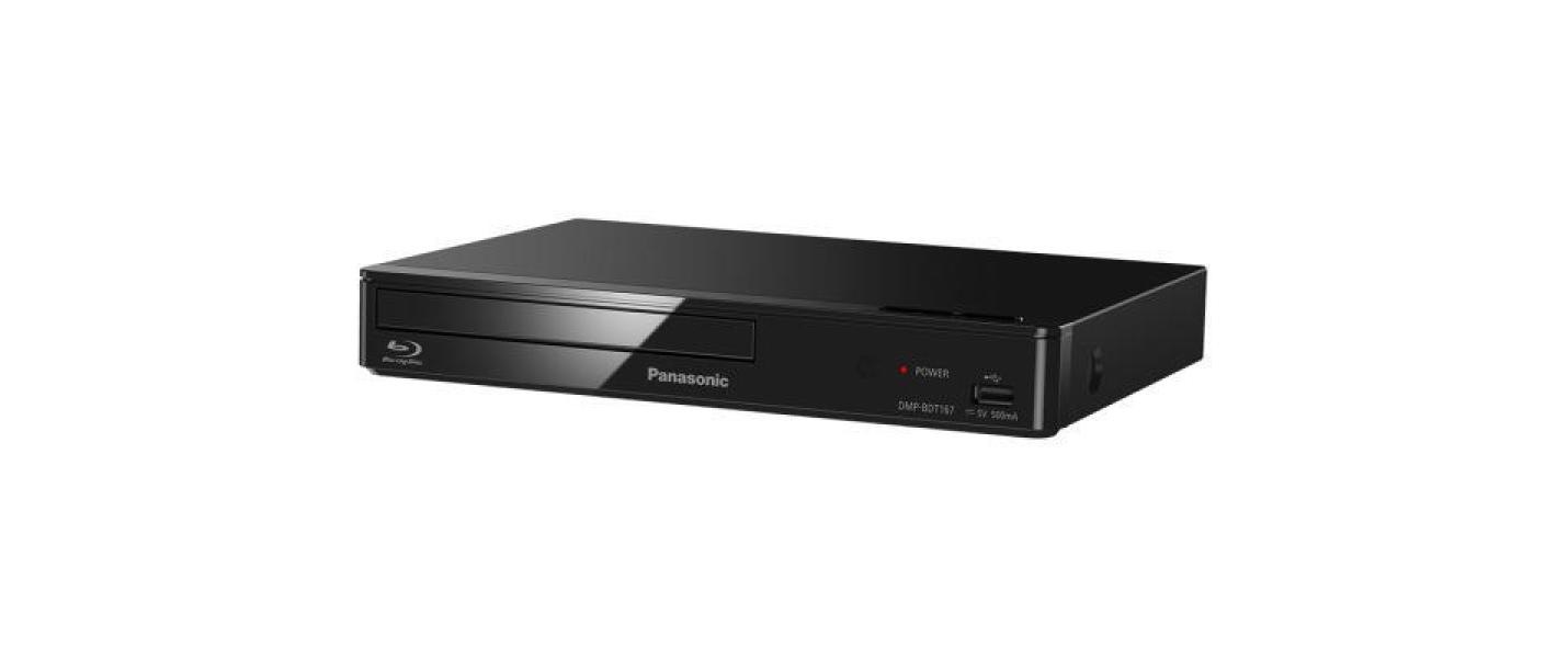 Lecteur Blu-ray 3D Panasonic DMP-BDT167 Upscaling Full HD noir