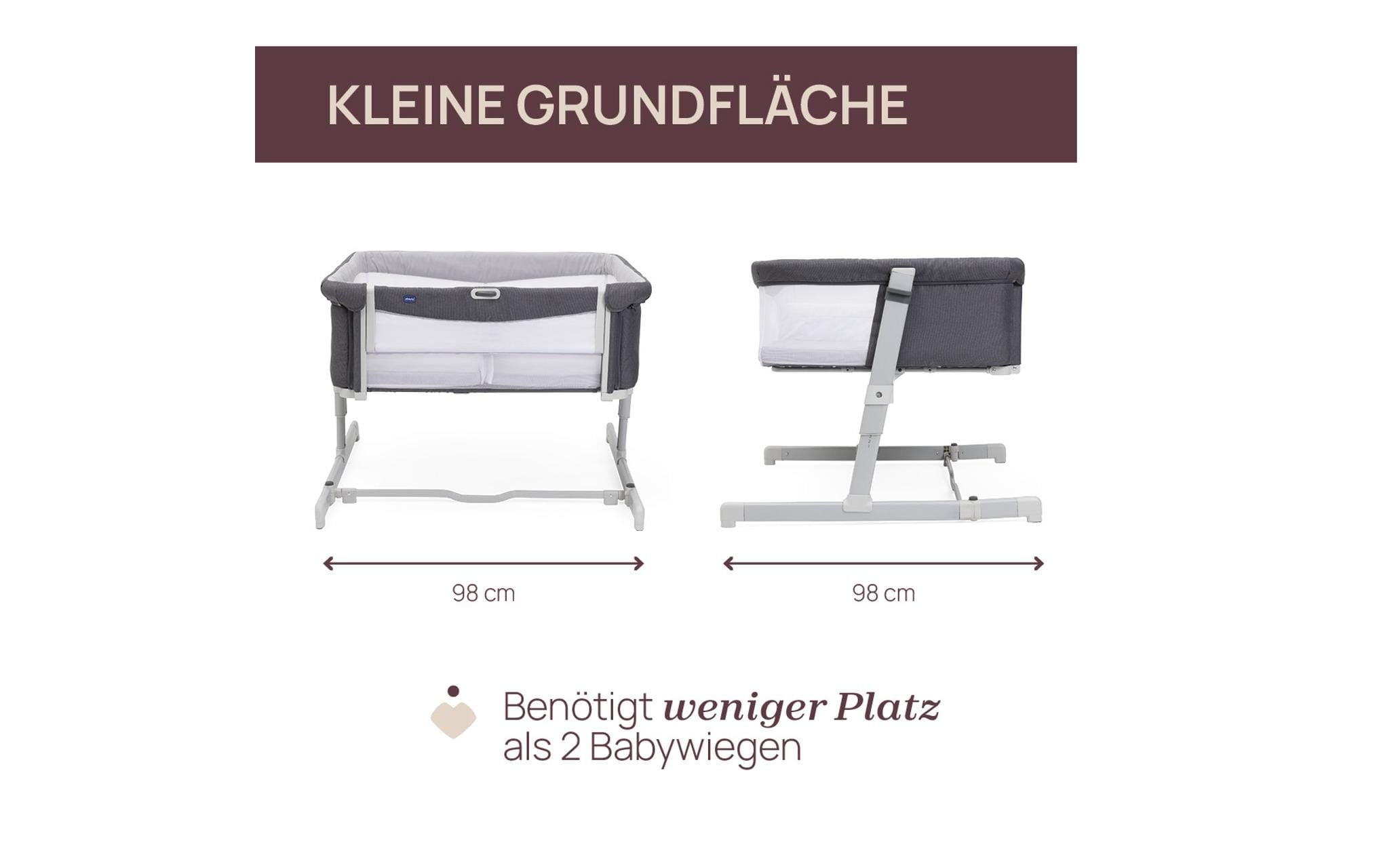 Chicco Beistellbett »Next2Me Twins Magnet«