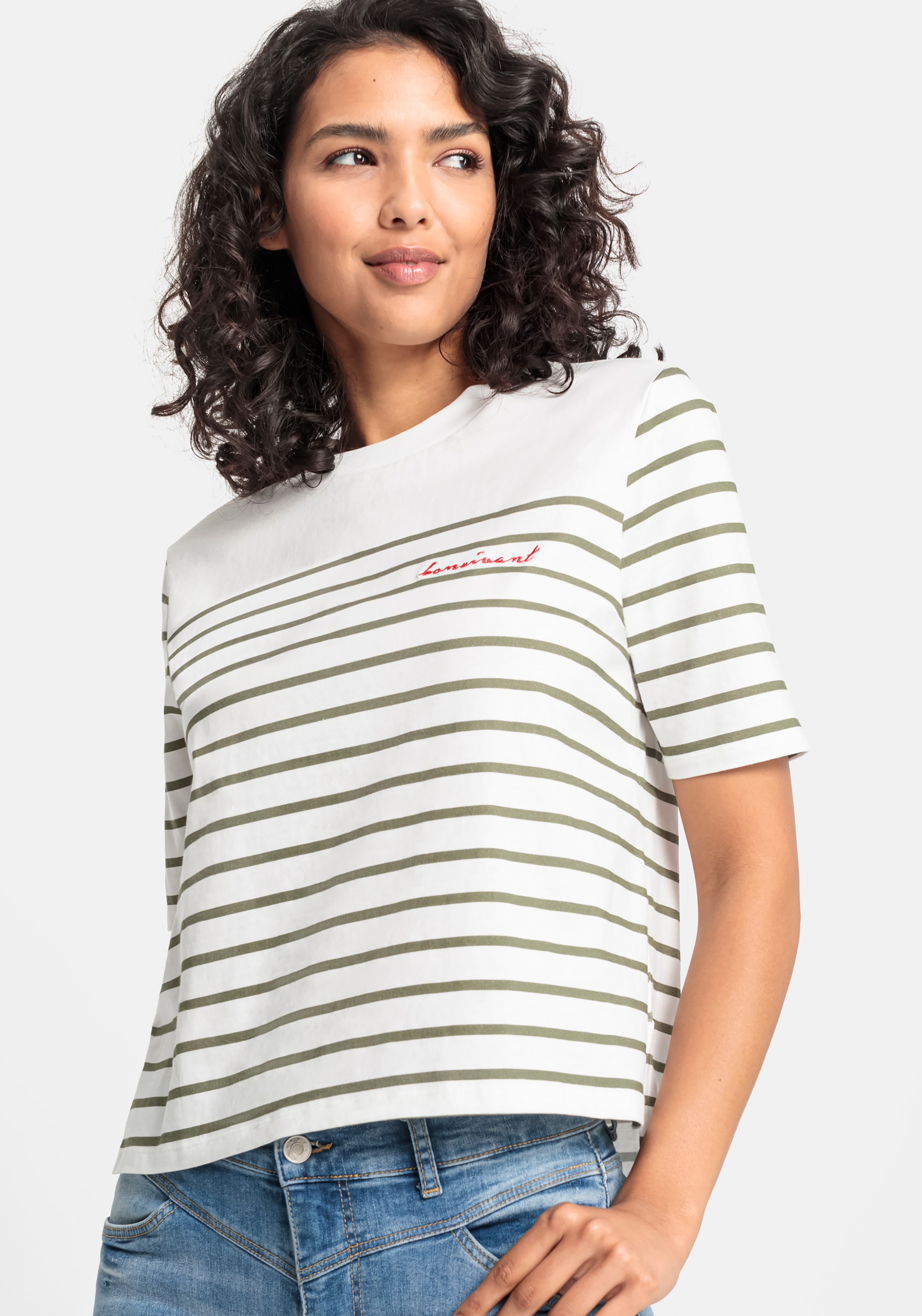 Garcia V-Shirt, Gestreift online bestellen | Jelmoli-Versand