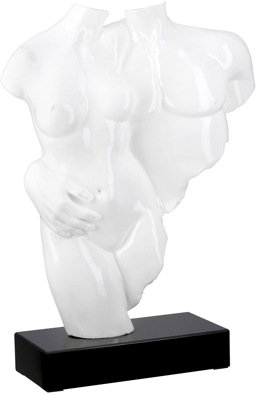 Casablanca by Gilde Dekoobjekt »Skulptur Paar Coppia weiss H. 49 cm«