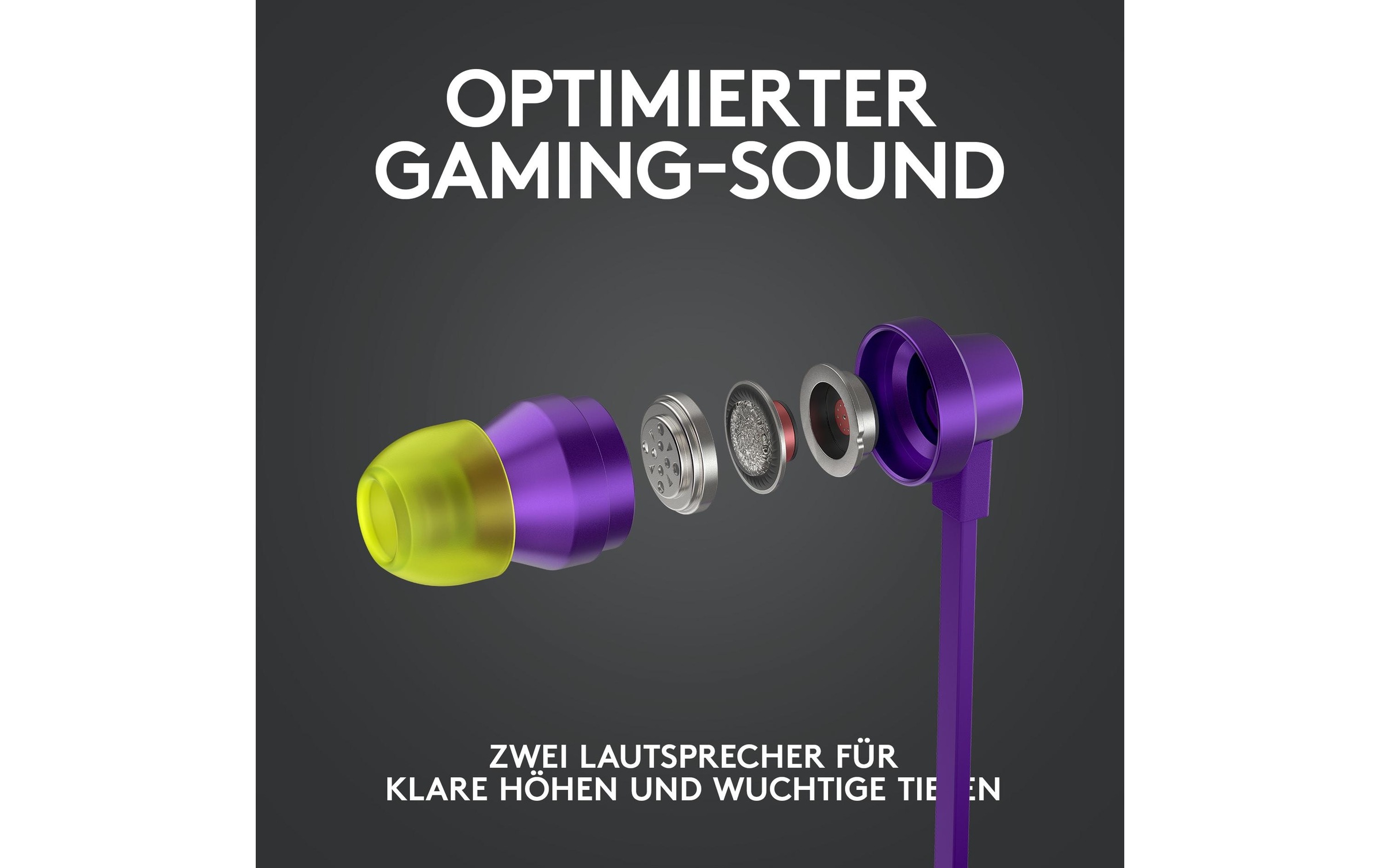 Logitech Headset »G333 Gaming Violet«
