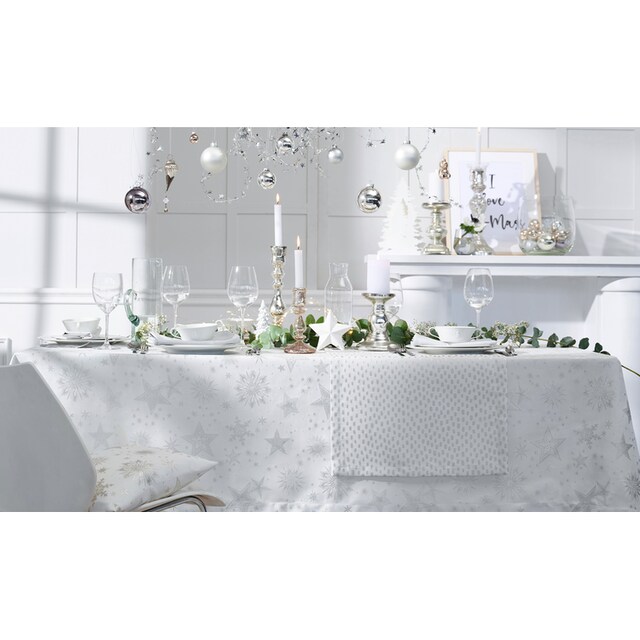 ❤ APELT Tischdecke »9602 CHRISTMAS ELEGANCE, Weihnachtsdeko, Weihnachten«,  (1 St.), Lurex-Jacquardgewebe kaufen im Jelmoli-Online Shop