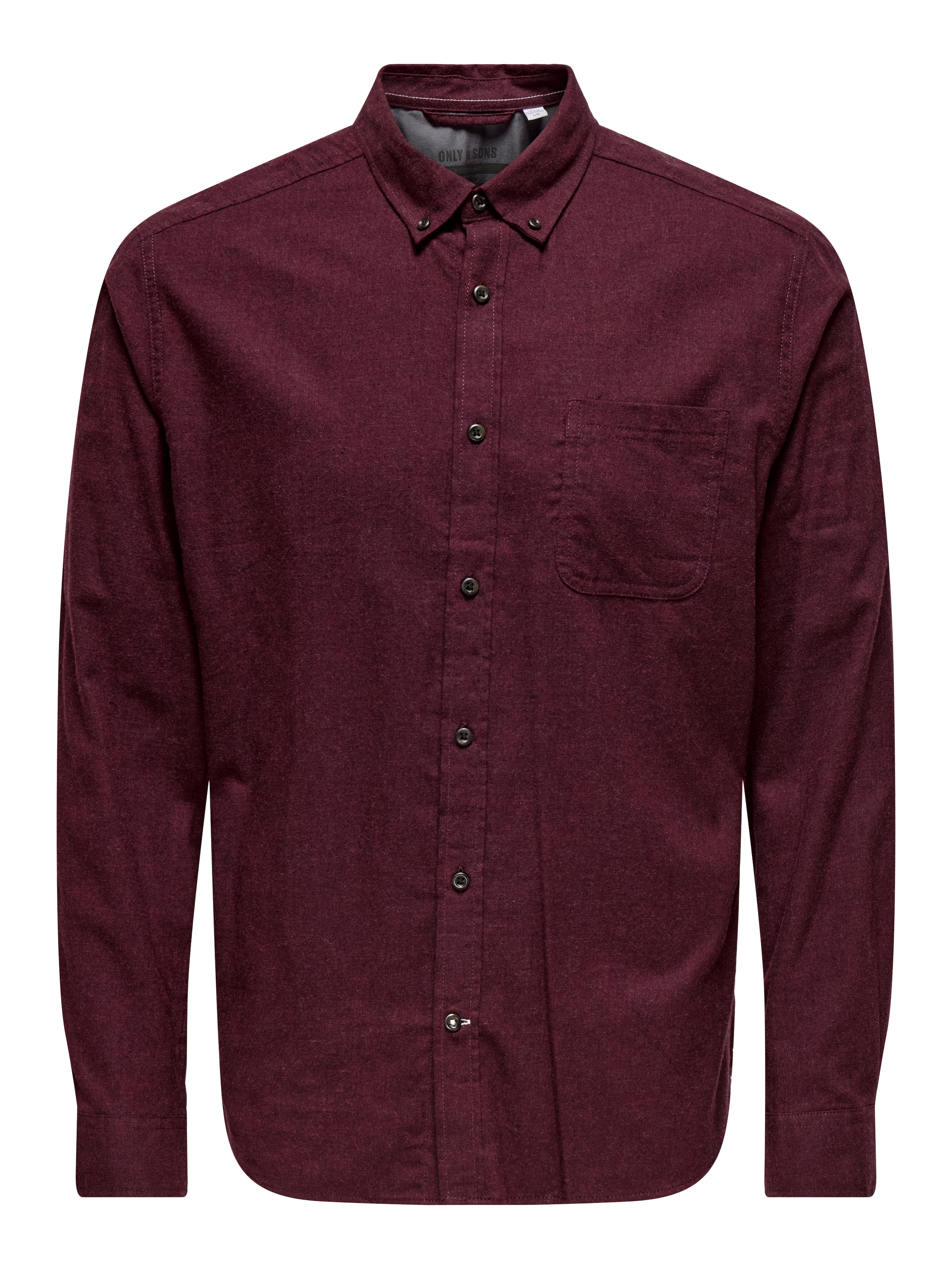 ONLY & SONS Langarmhemd »ONSROAD LIFE REG MELANGE LS SHIRT NOOS«