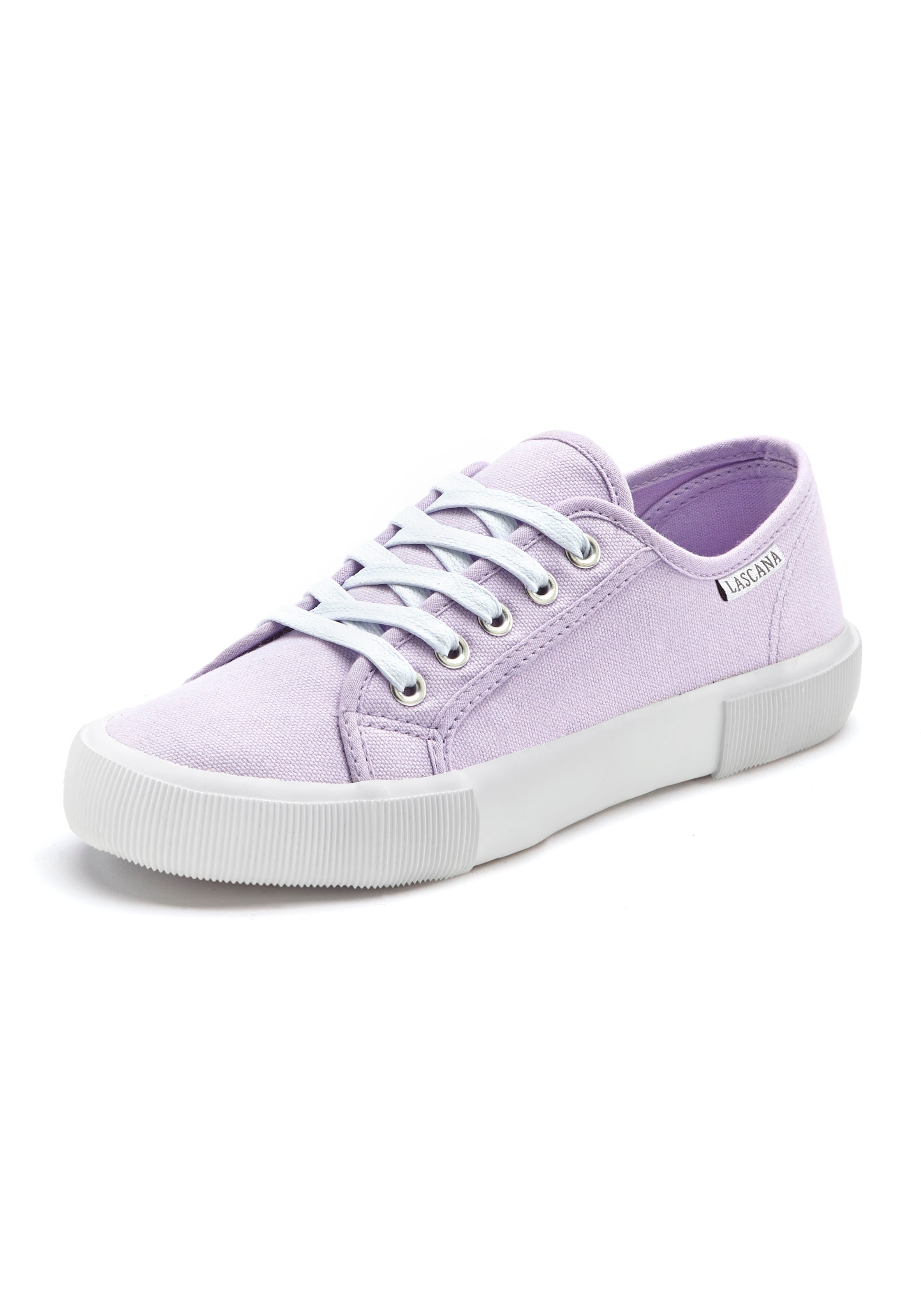 LASCANA Sneaker, aus Textil, Schnürhalbschuh, Freizeitschuh