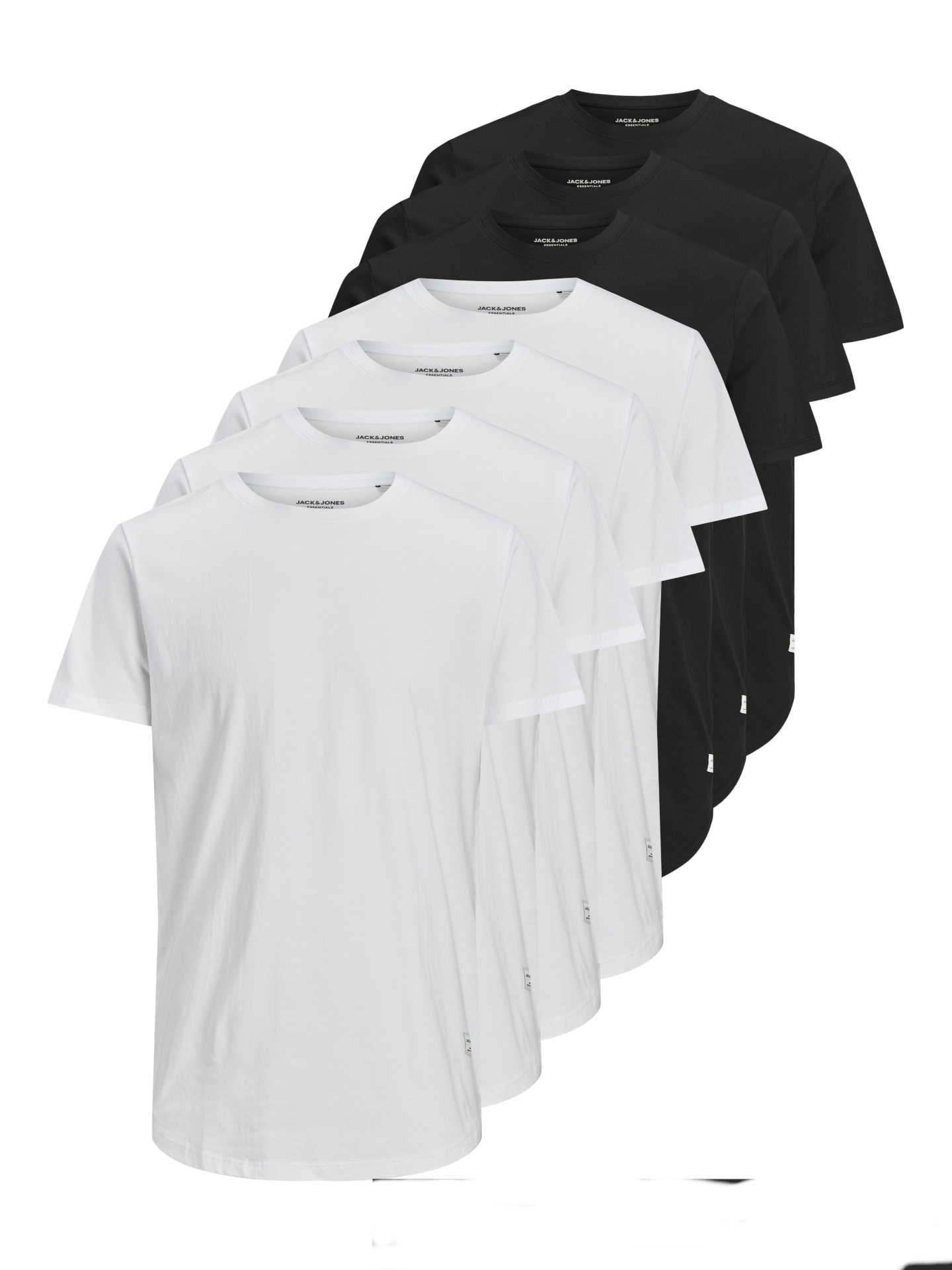 Rundhalsshirt »JJENOA TEE SS CREW NECK 7PK MP NOOS«