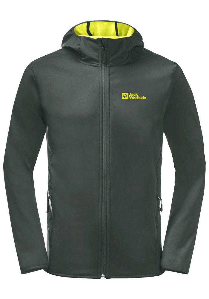 Jack Wolfskin Softshelljacke »BORNBERG HOODY M«, mit Kapuze