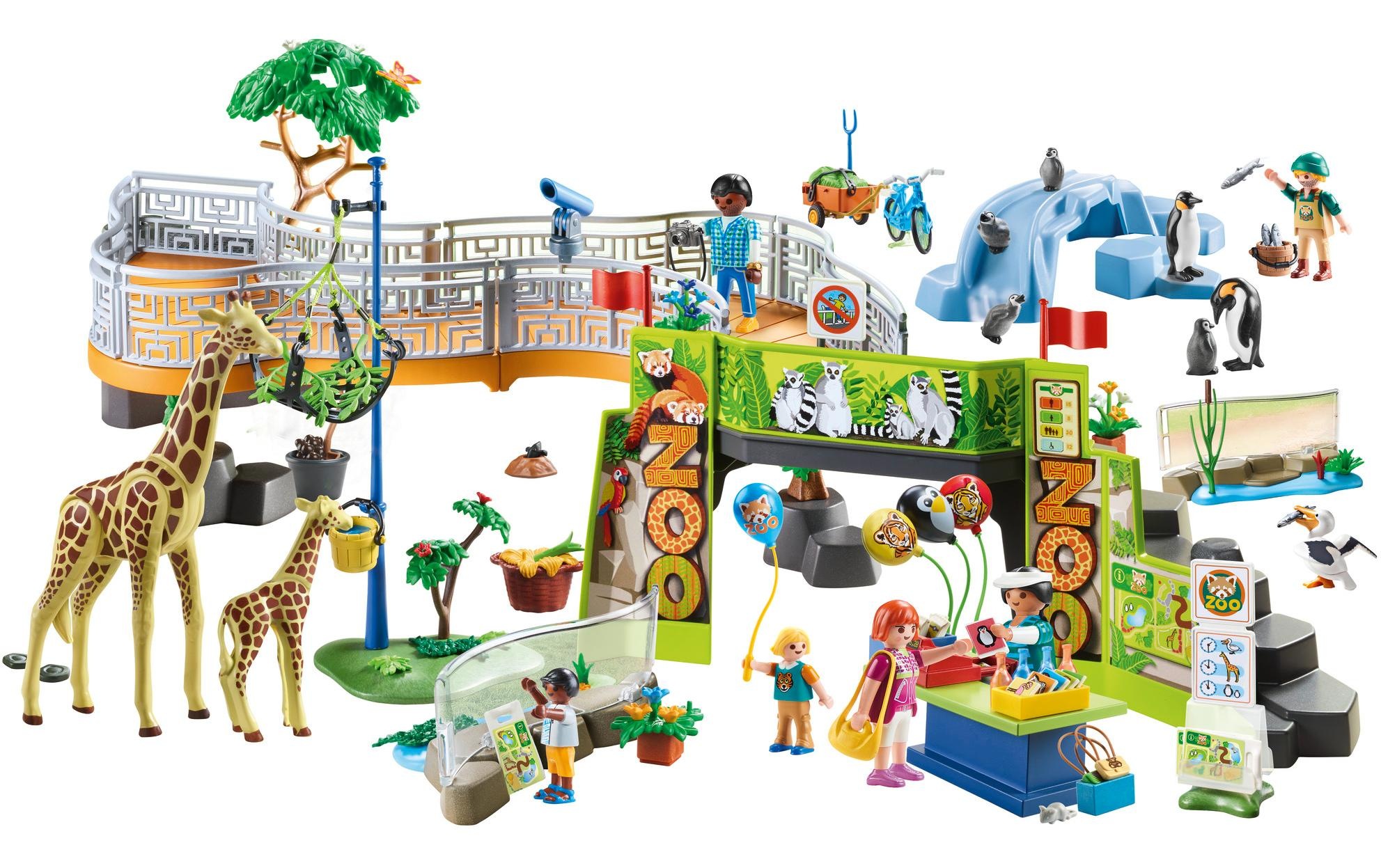 Playmobil® Spielbausteine »My Life Mein grosser Erlebnis-Zoo 71600«, (66 St.)