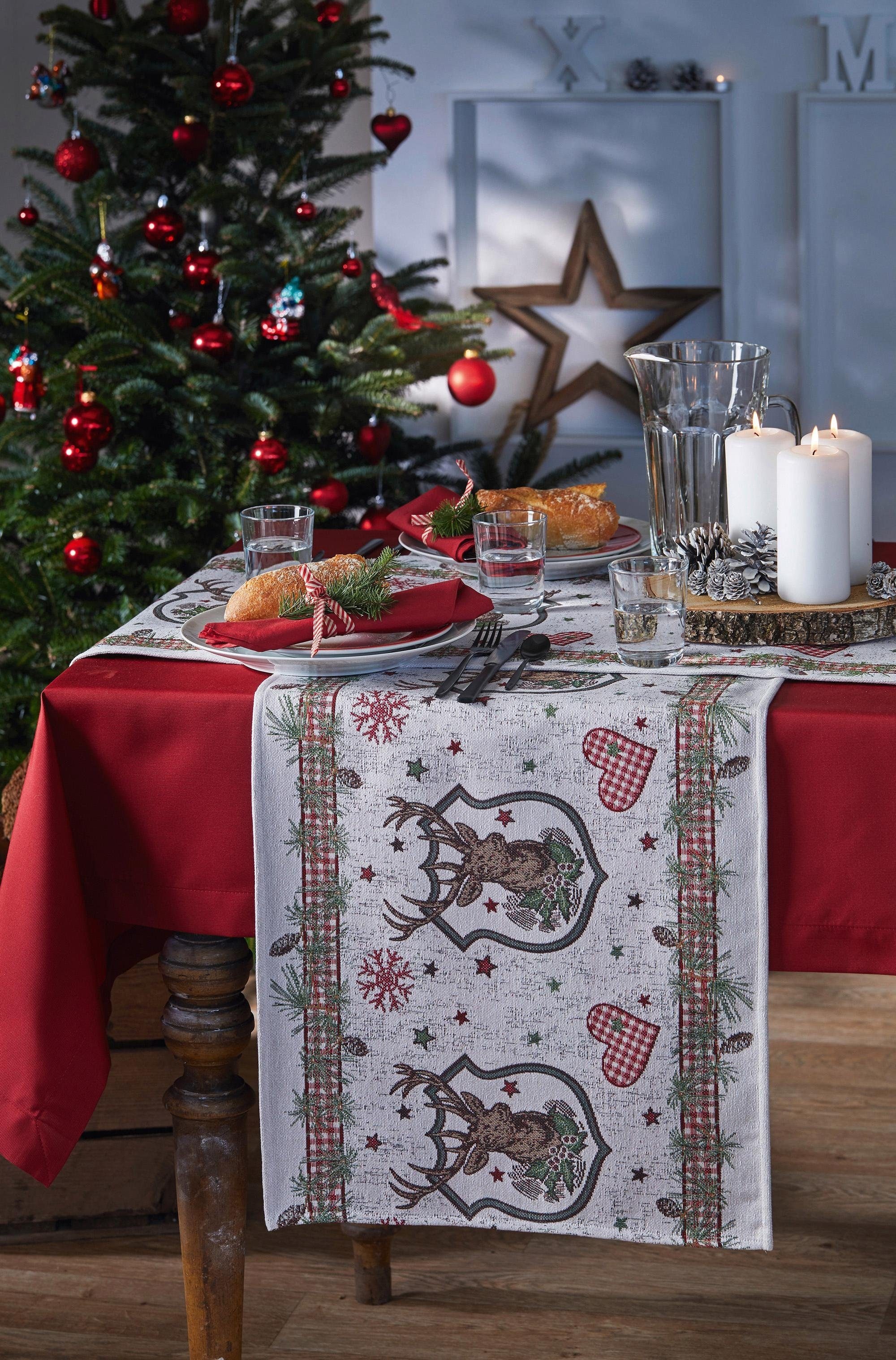 ❤ APELT Tischläufer »1532 Winterwelt, Gobelin, Weihnachtsdeko, Weihnachten«,  (1 St.), Weihnachten entdecken im Jelmoli-Online Shop