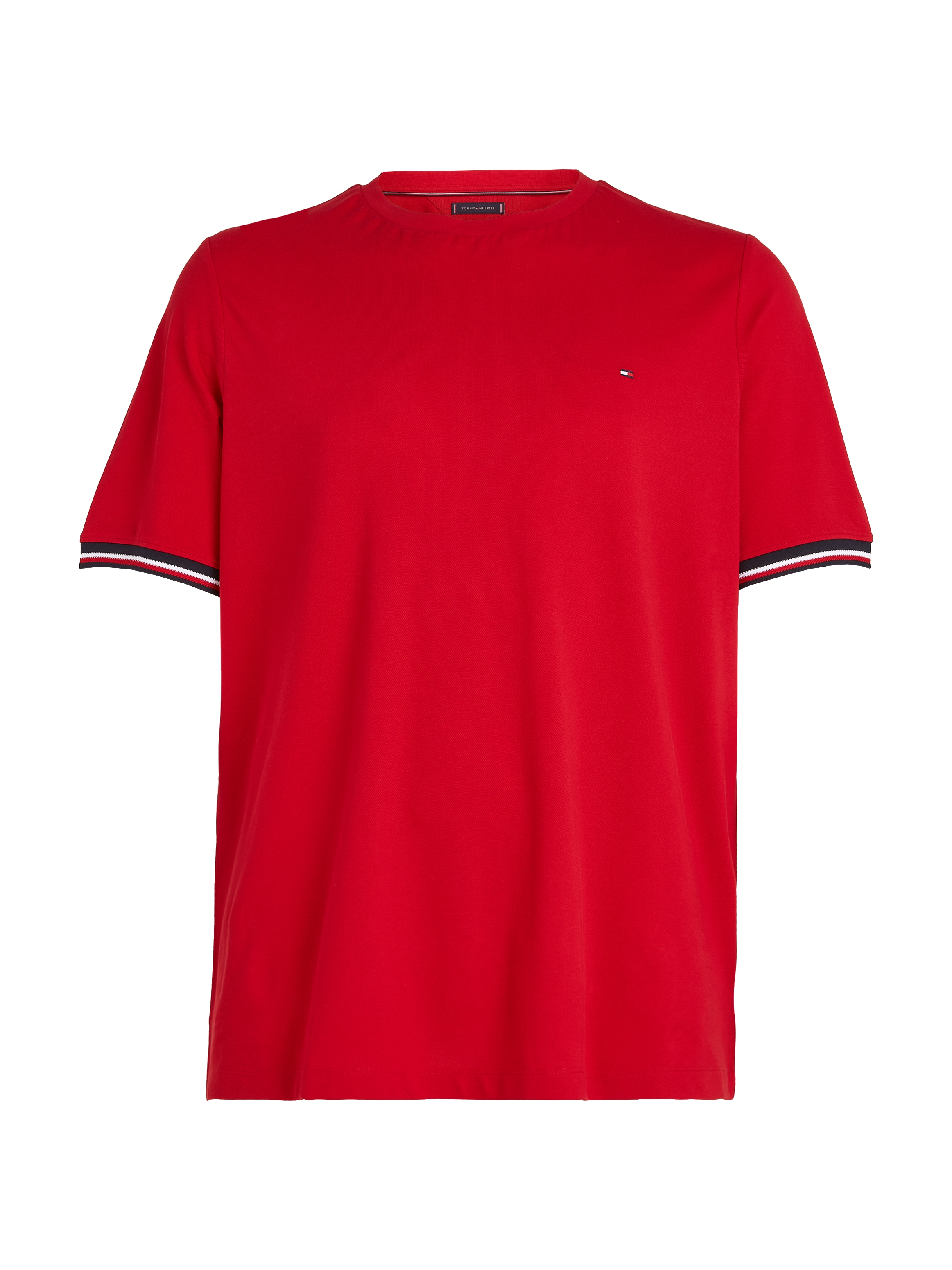 Tommy Hilfiger Big & Tall T-Shirt »BT-GLOBAL STRIPE CUFF TEE-B«, Grosse Grössen
