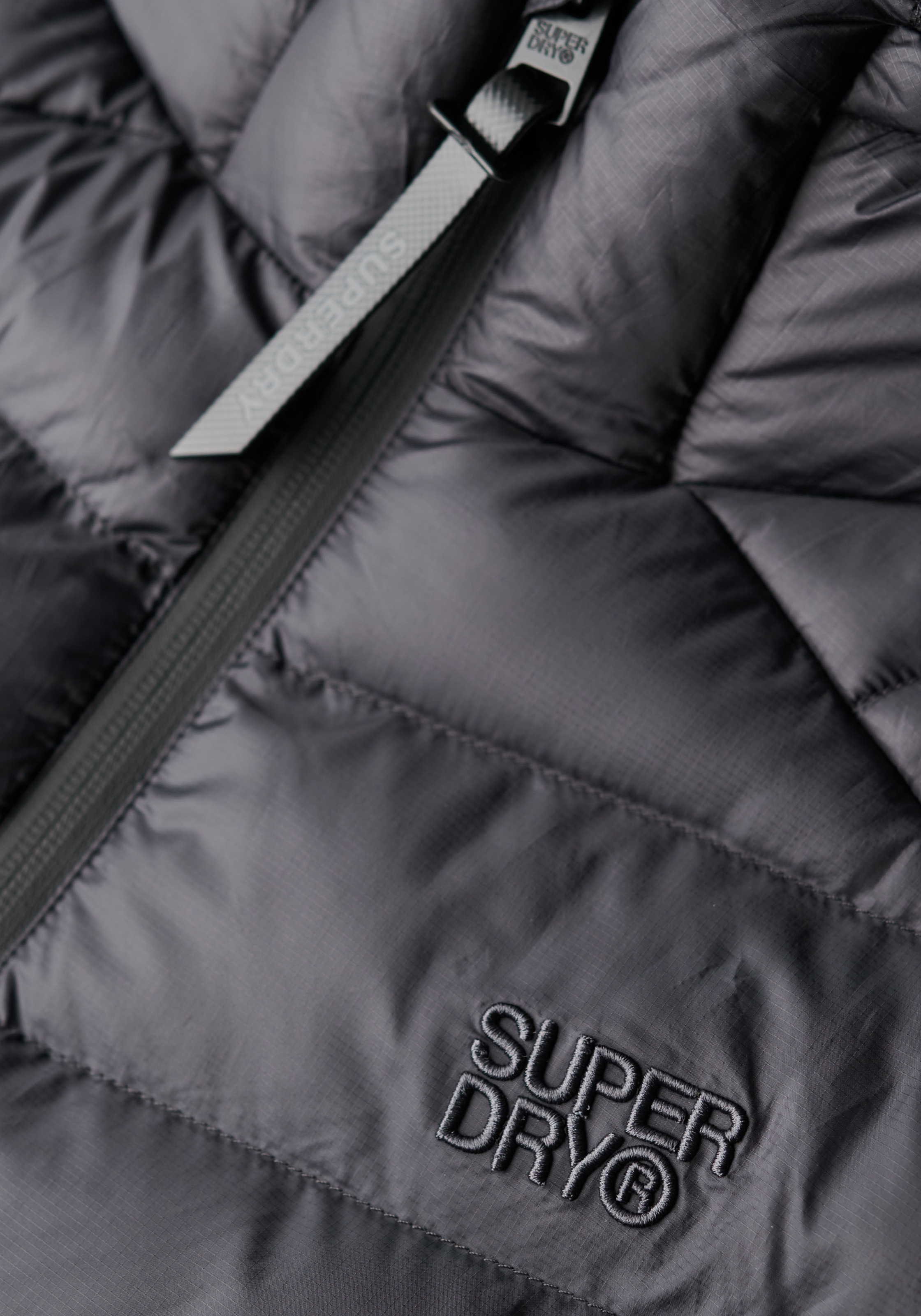 Superdry Steppjacke »Hooded Knit Storm Hybrid Jkt«