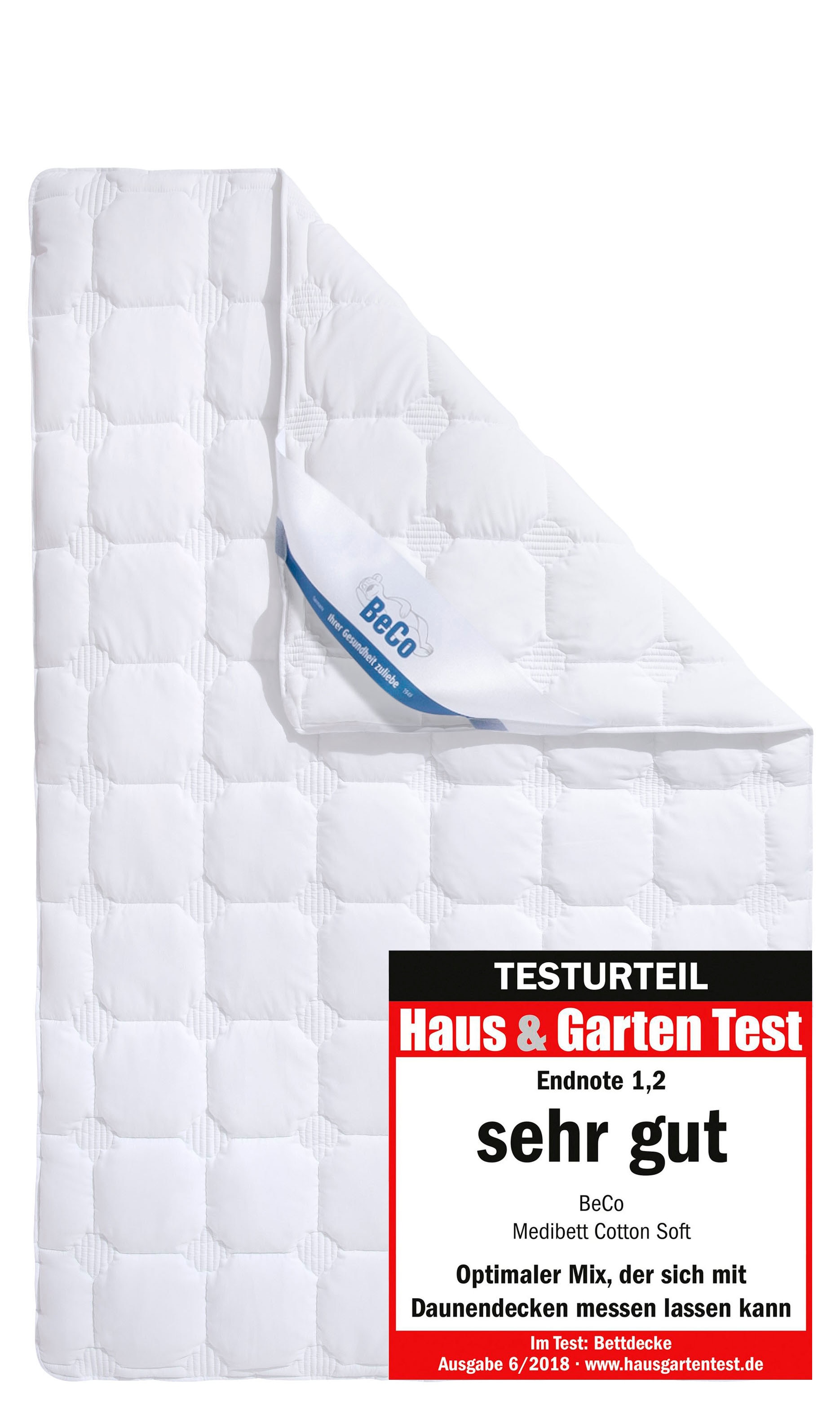 ❤ Beco Microfaserbettdecke »Bettdecke Medibett Cotton Soft, in 4  Wärmeklassen erhältlich«, Füllung Polyester, (1 St.), Von Haus & Garten mit  Testurteil: 