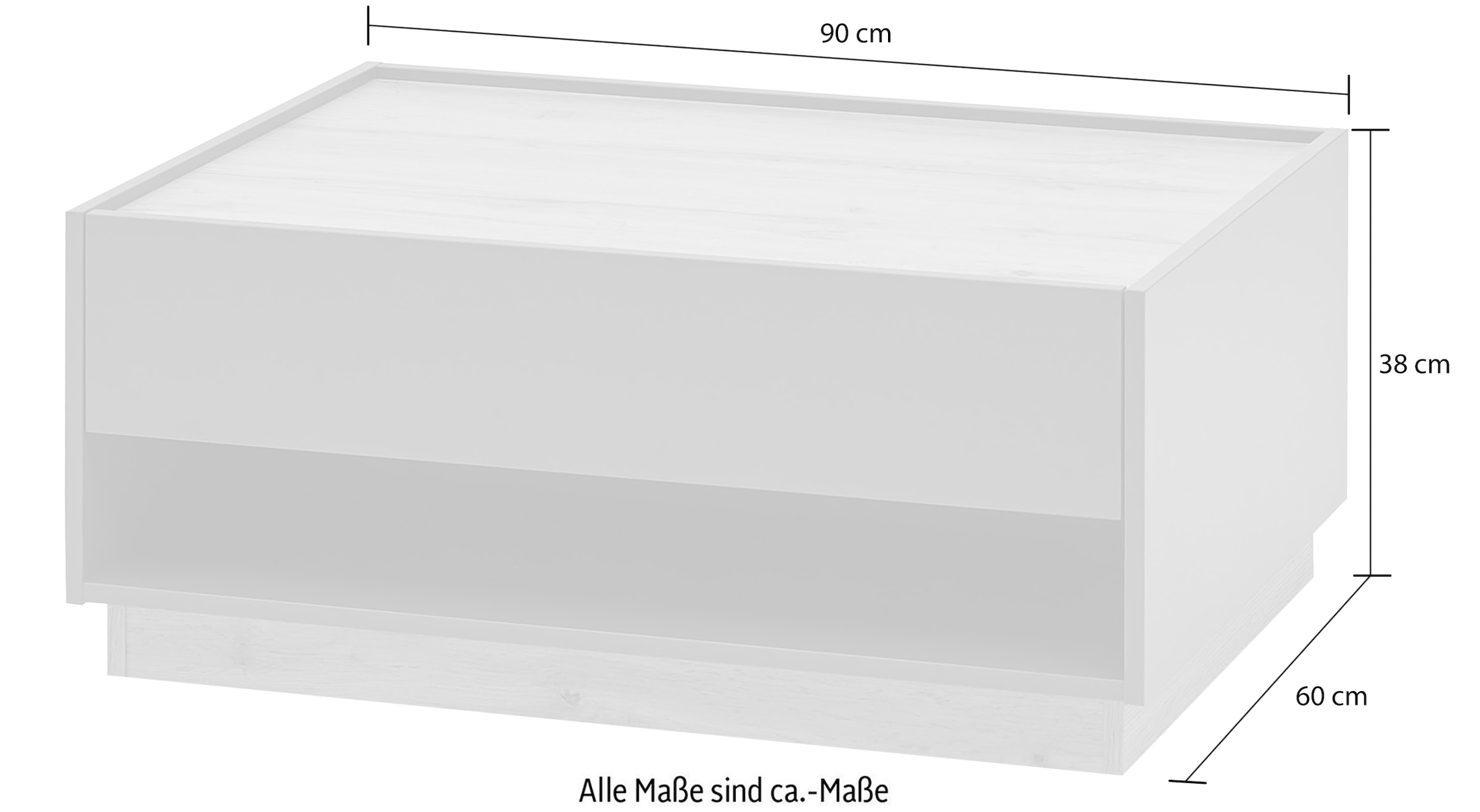 INOSIGN Couchtisch »City/Giron«, Breite 90 cm