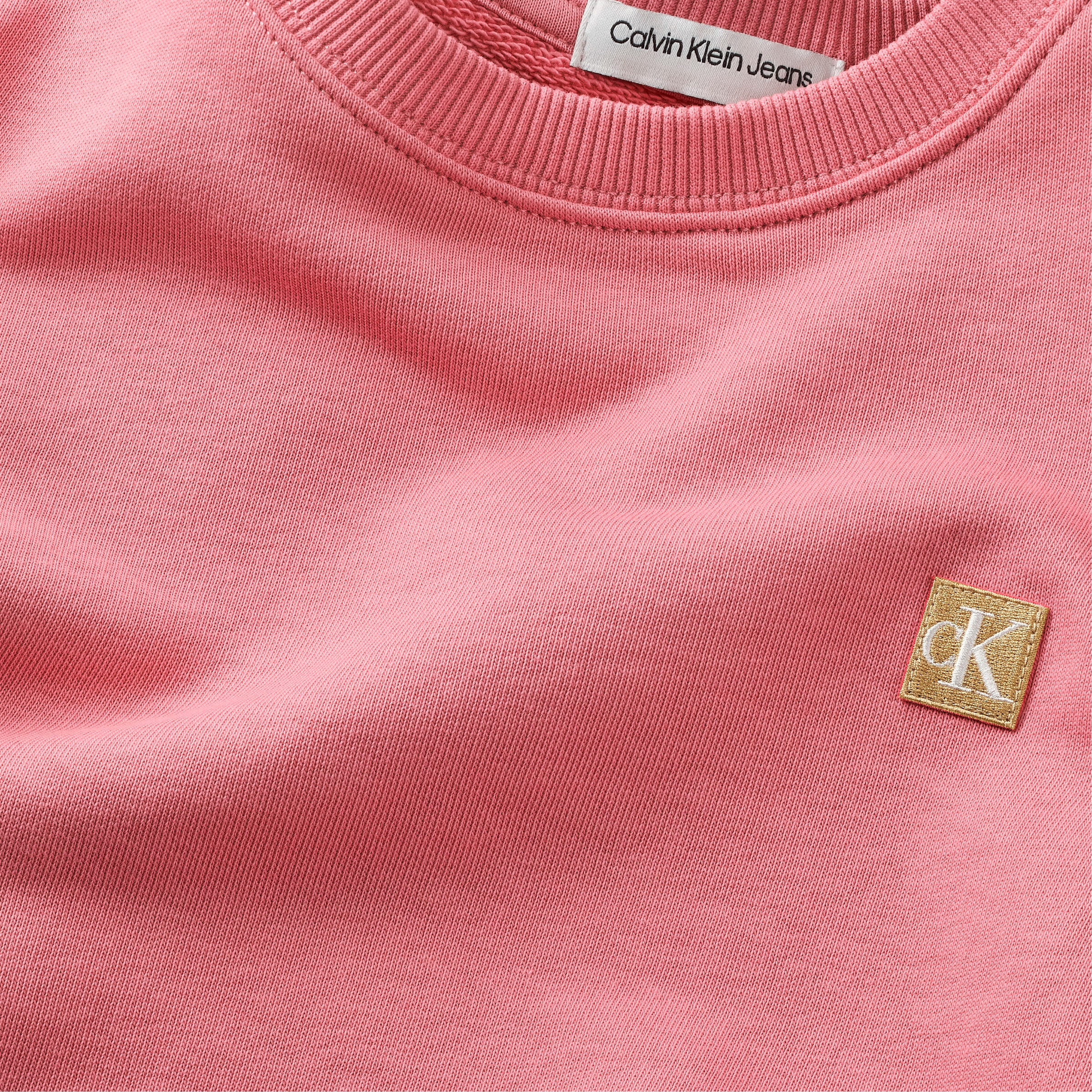 Calvin Klein Jeans Sweatshirt »MONO MINI BADGE REG CN«, für Kinder bis 16 Jahre mit Logoschriftzug