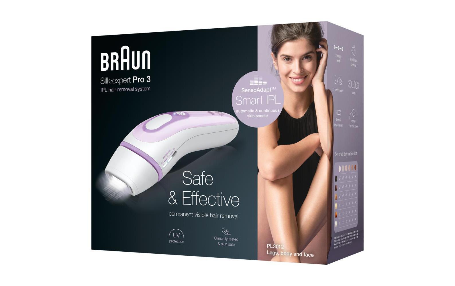 Braun IPL-Haarentferner »Silk-expert Pro 3 PL3012«, 300.000 Lichtimpulse
