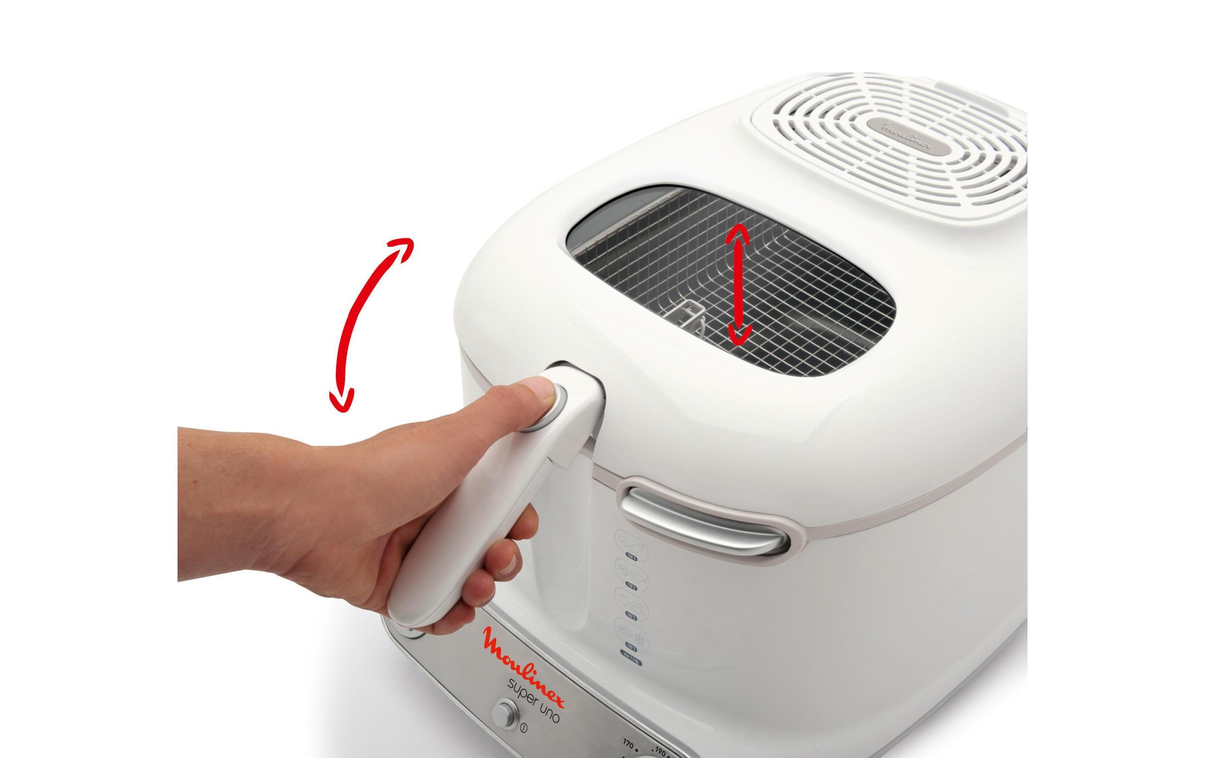 Moulinex Fritteuse »Super UNO AM3021, 1.5 kg«, 1800 W, Fassungsvermögen 2,2 l