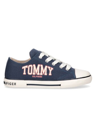 Tommy Hilfiger Sneaker »LOW CUT LACE-UP SNEAKER«, mit breitem Logo kaufen