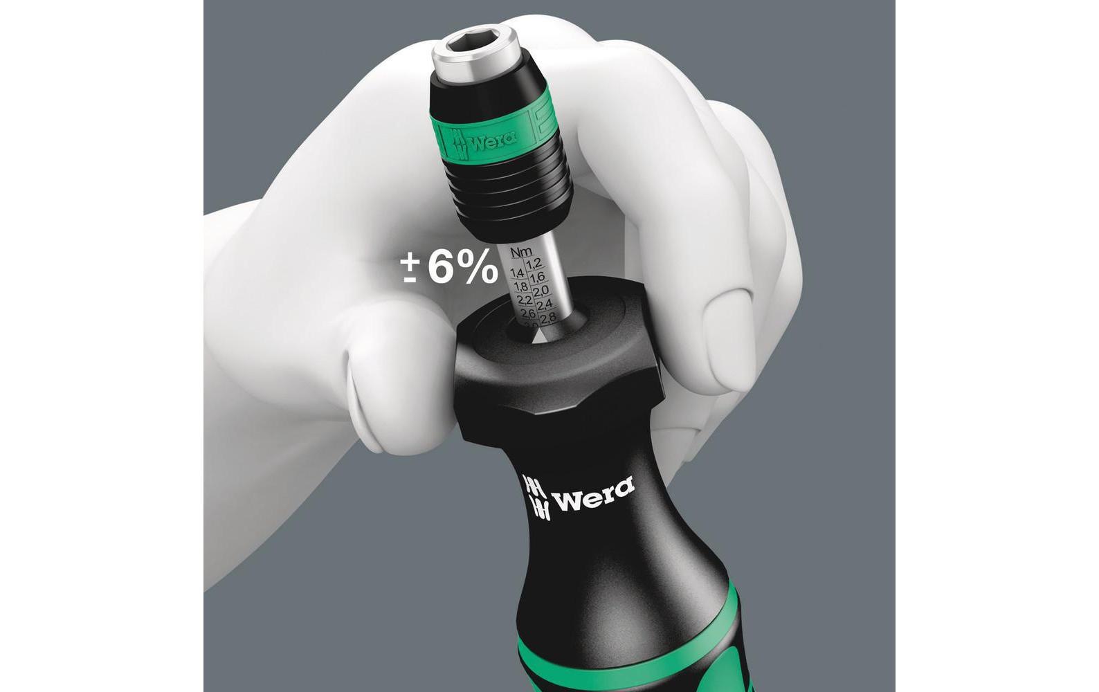 Wera Werkzeugset »Etui Kraftform Kompakt 60 Torque«, (17 tlg.)