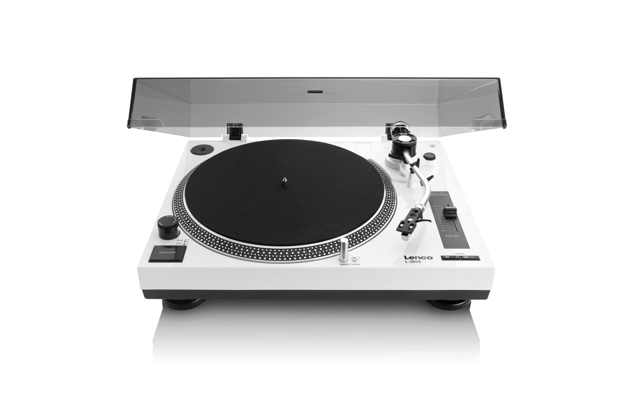 Lenco Plattenspieler »L-3808 Weiss«