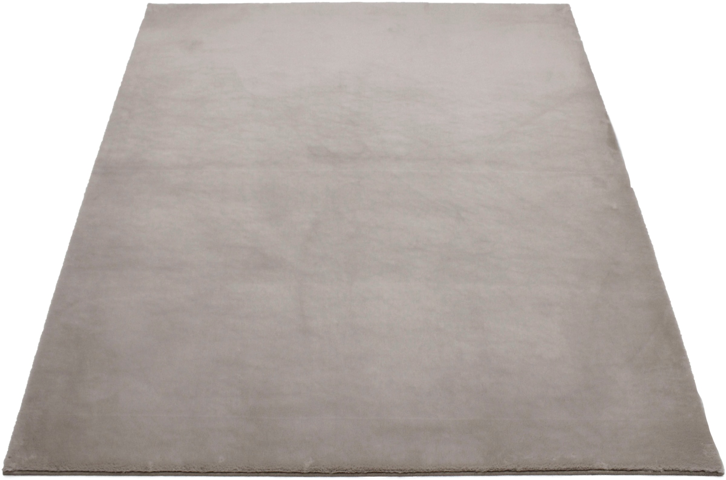 Leonique Fellteppich »Balu«, rechteckig, 20 mm Höhe, Kunstfell in Kaninchenfell Haptik, fussbodenheizungsgeeignet, pflegeleicht, ideale Teppiche für Wohnzimmer, Schlafzimmer, Esszimmer, Arbeitszimmer
