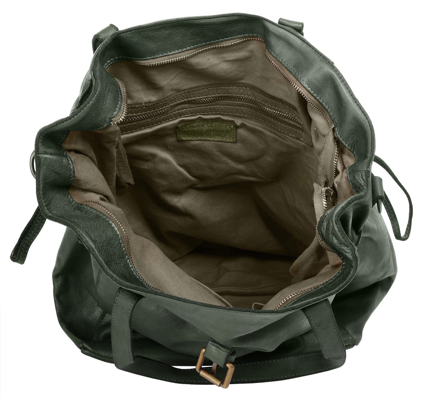 forty° Shopper, echt Leder, Made in Italy