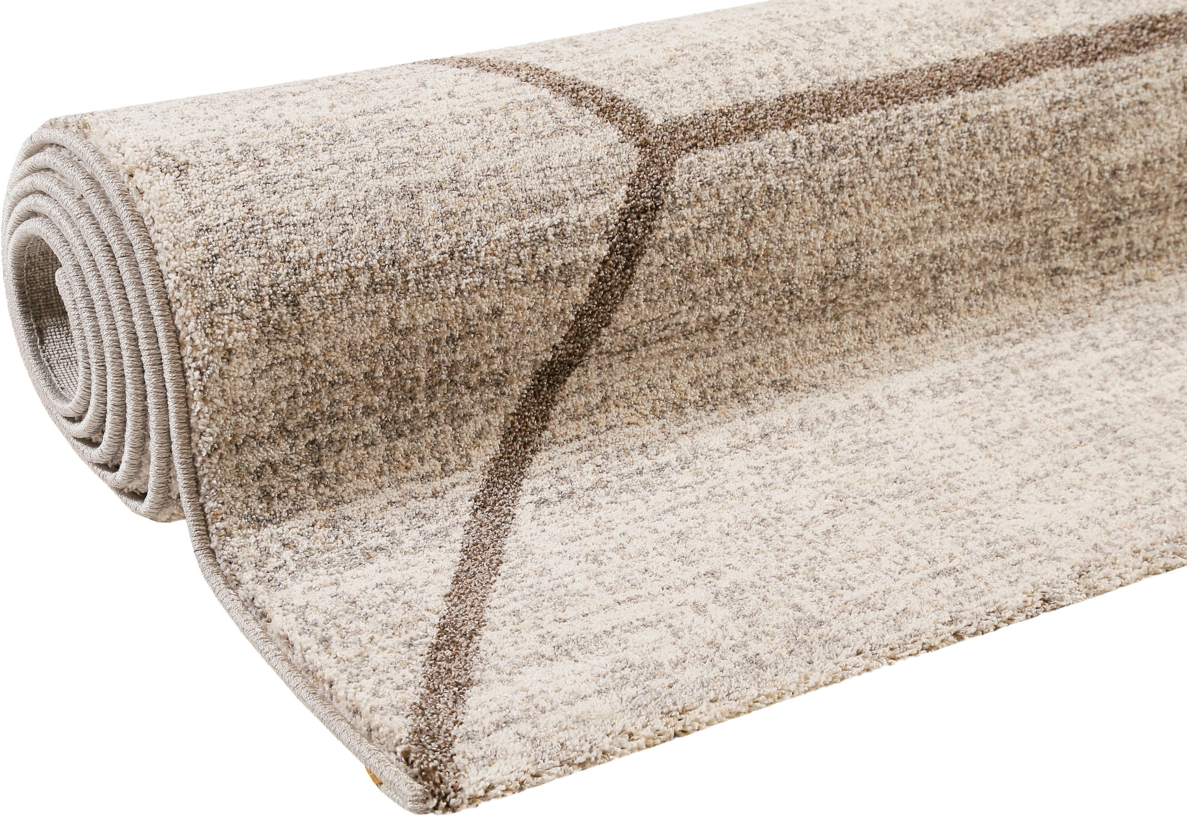 Wecon home Teppich »Bossa Lounge«, rechteckig, 10 mm Höhe, 3D-Design, Kurzflor, Wohnzimmer