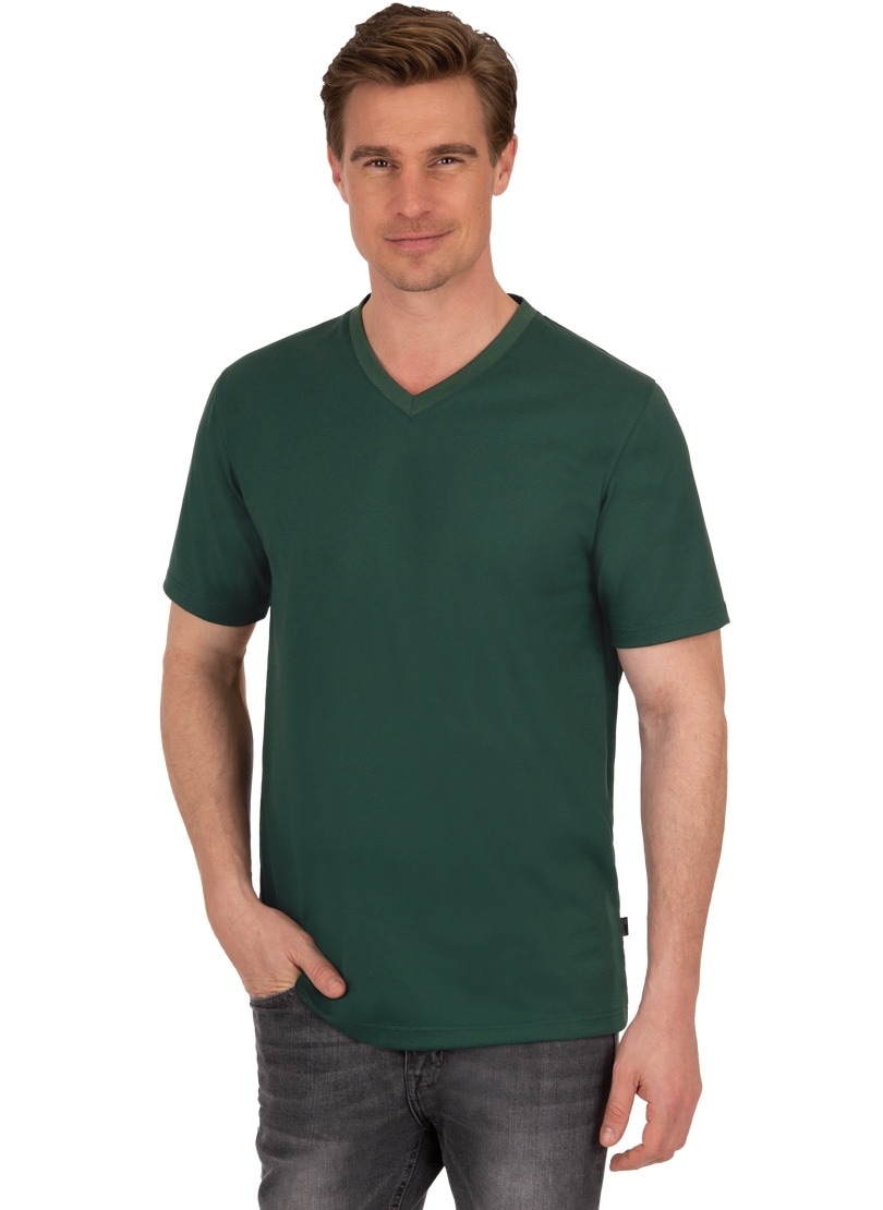 Trigema T-Shirt DELUXE Jelmoli-Versand »TRIGEMA V-Shirt online shoppen | Baumwolle«