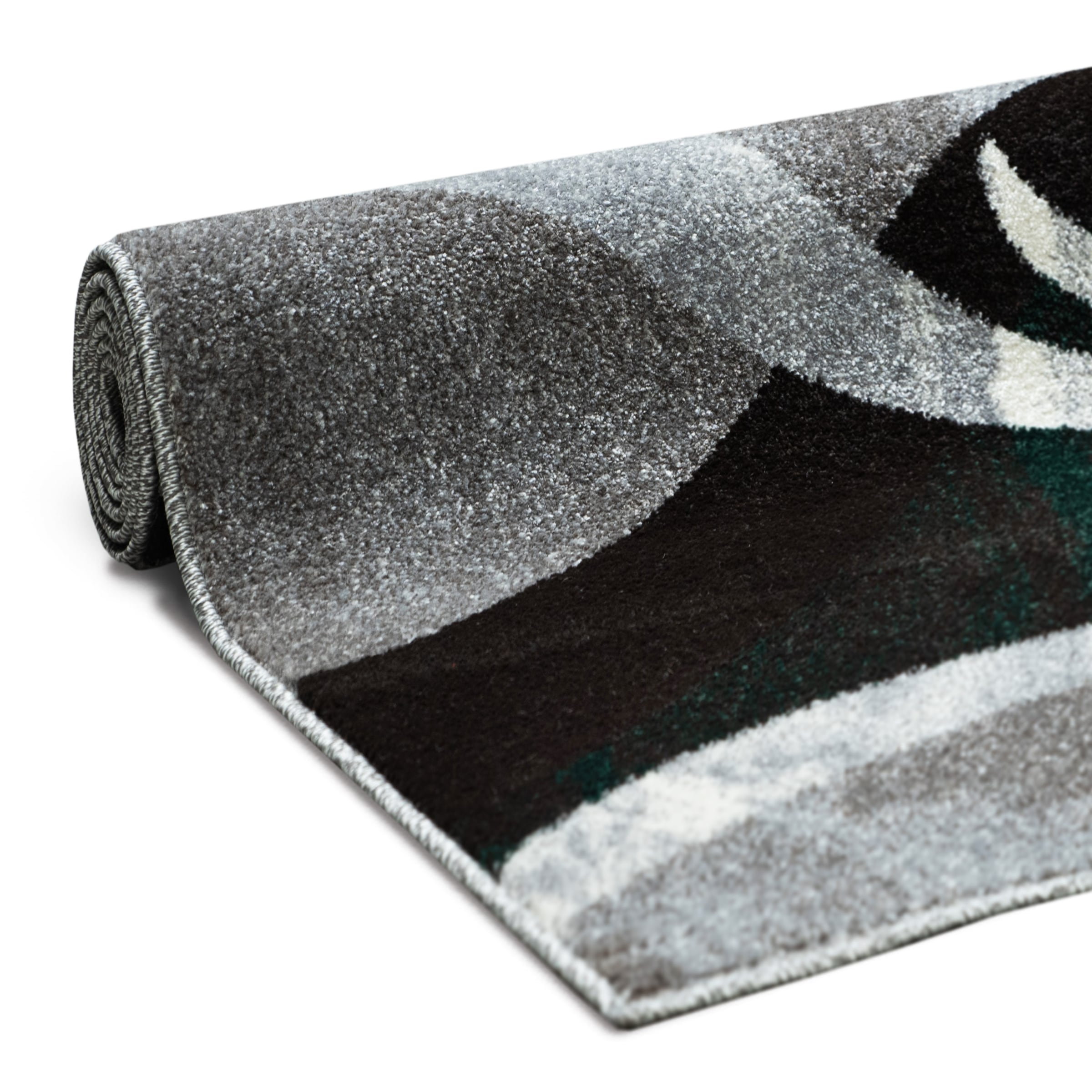 my home Teppich »Joas«, rechteckig, 9 mm Höhe, besonders weicher Kurzflor in modernem Wellen Muster, leichter Glanz