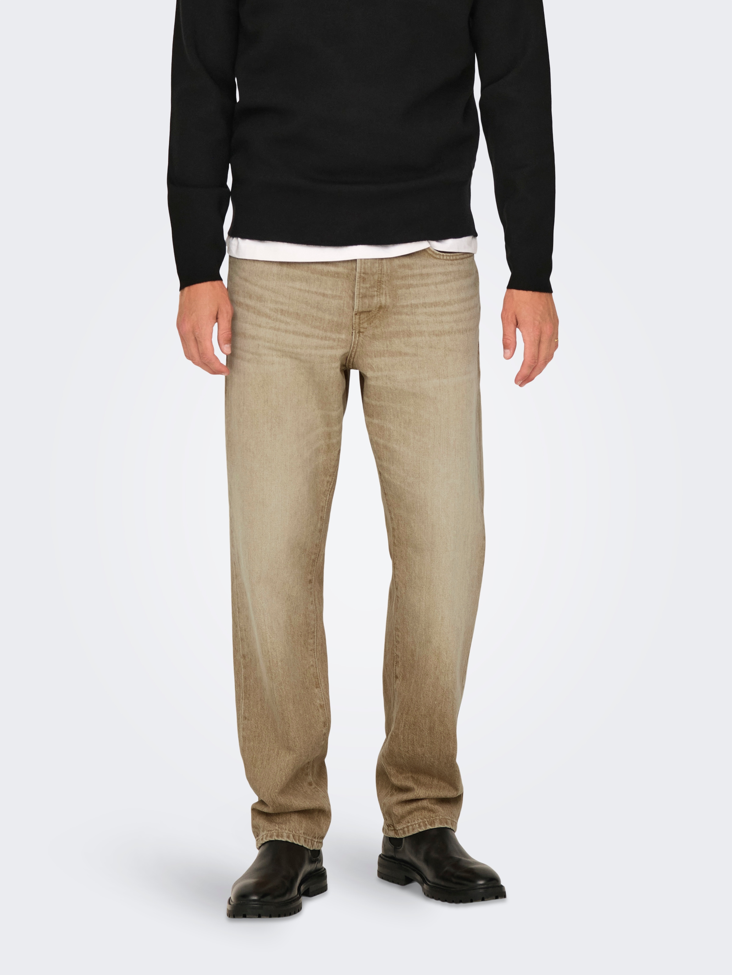 ONLY & SONS Regular-fit-Jeans »ONSEDGE STRAIGHT BROMO 0017 DOT DNM NOOS«