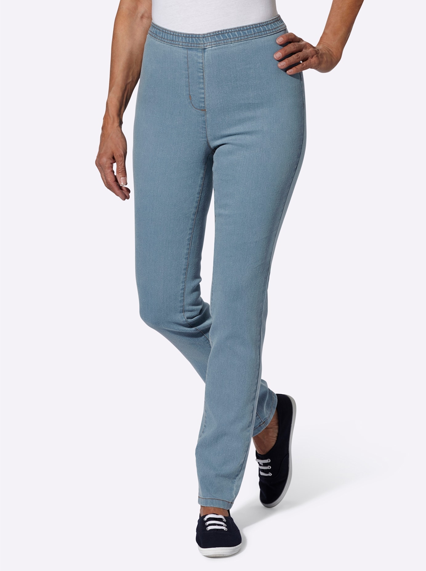 Classic Basics Schlupfjeans, (1 tlg.)