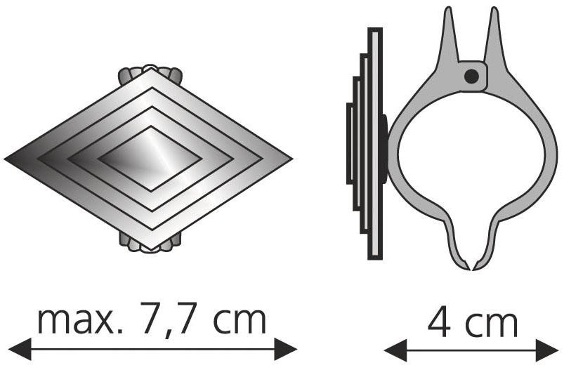 Jelmoli-Versand für »Rhombus«, Dekoklammer | Gardinen, online St.), (Packung, shoppen 2 Vorhänge Liedeco