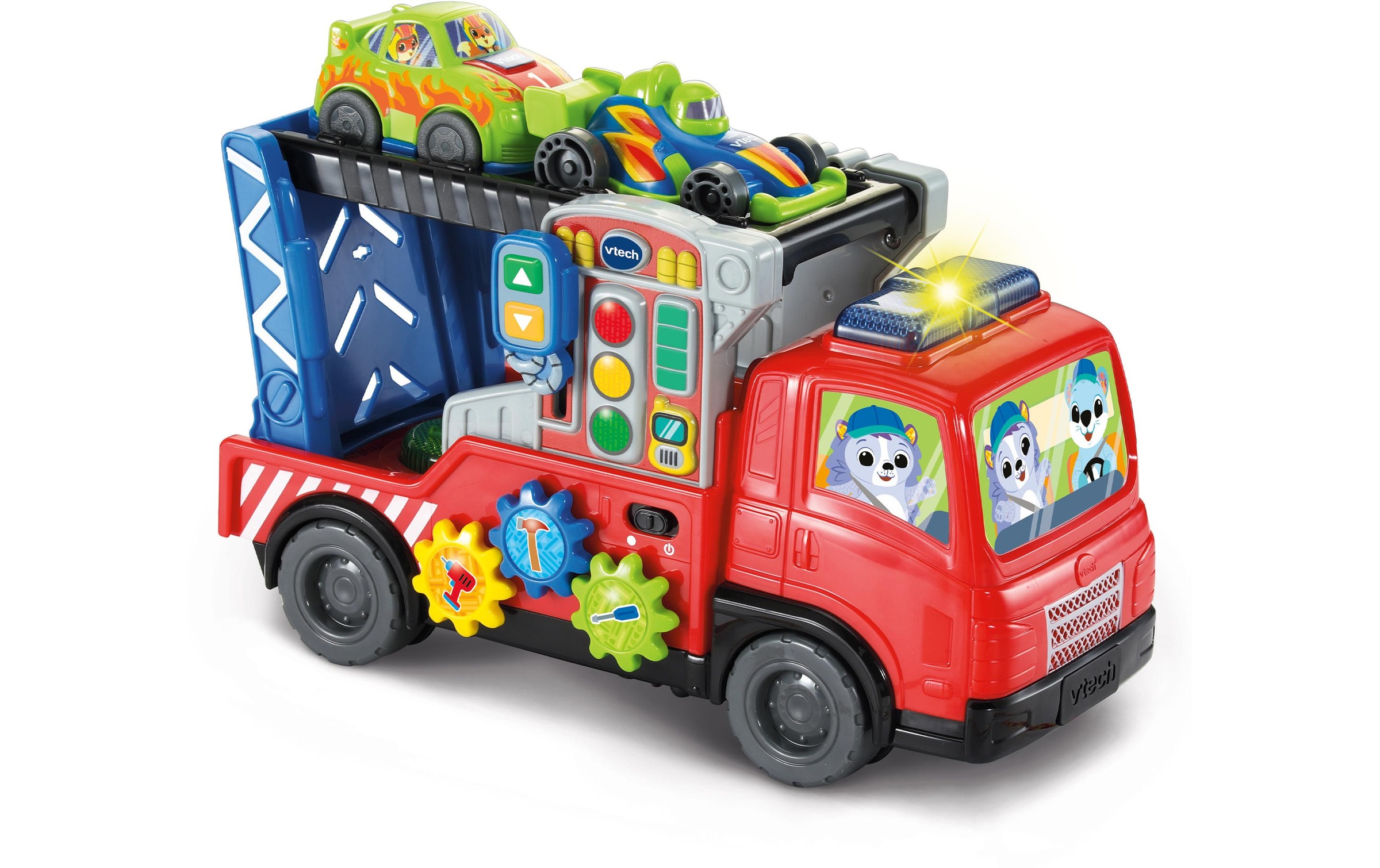 Vtech Spielzeug-Abschlepper "Babys Autotransporter"