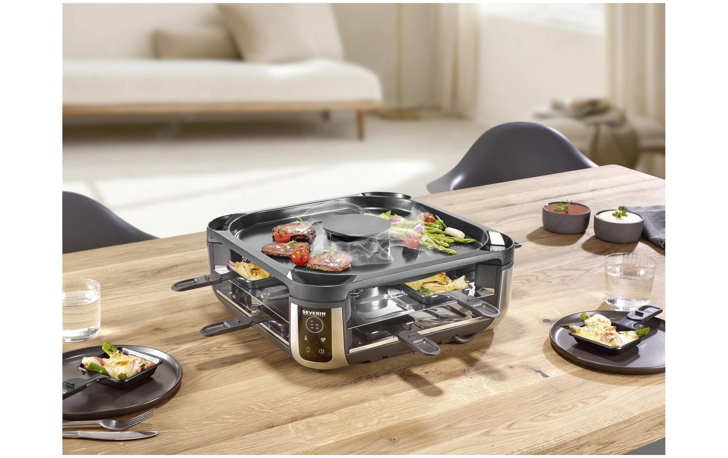 Severin Raclette »RG 2379 Smokeless 8 Personen«, 1900 W