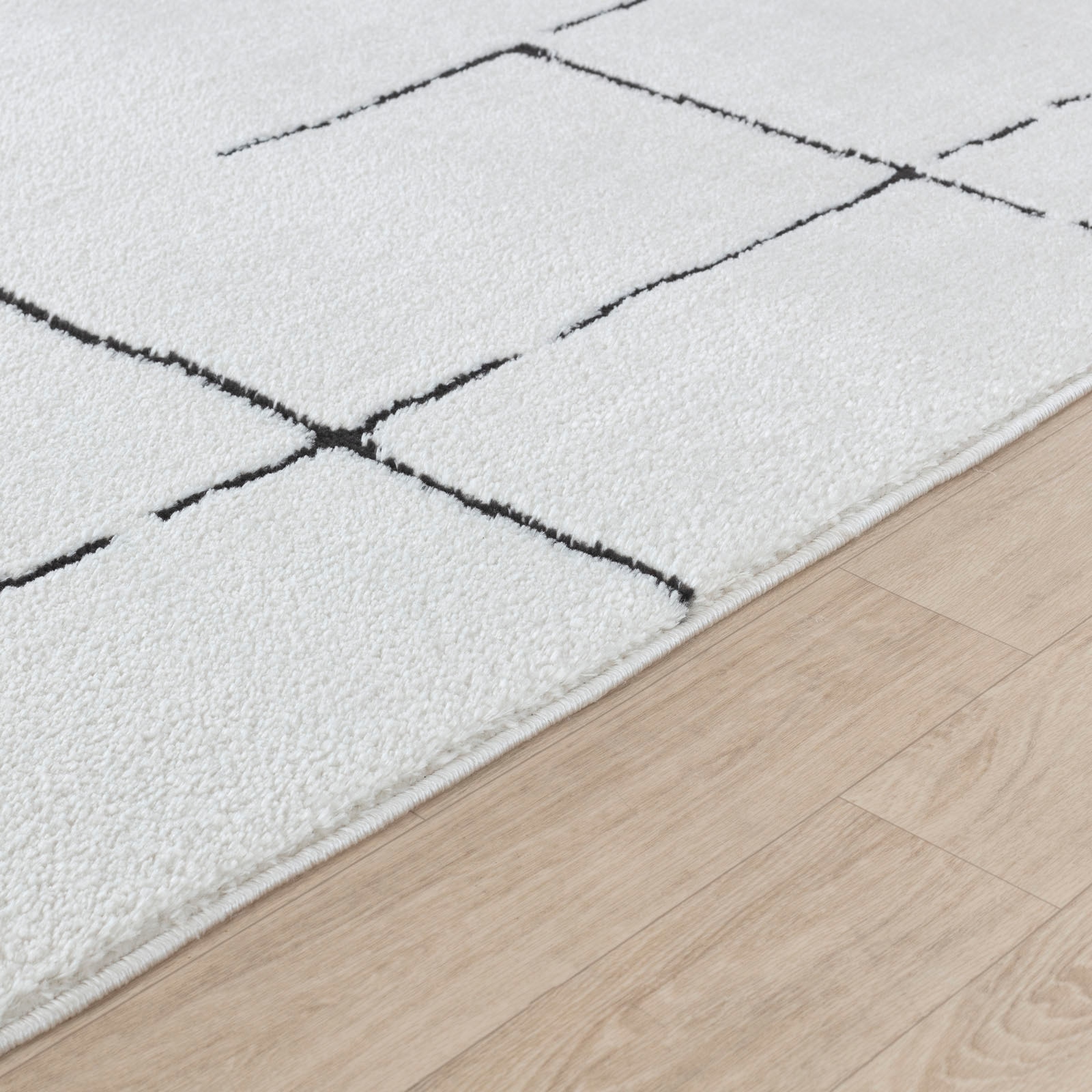 Livabliss Teppich »PRAGUE«, rechteckig, 8 mm Höhe, Skandi Design, Modern Boho Kurzflor Wohnzimmerteppich, Schlafzimmer