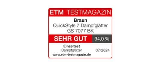 Braun Dampfbürste »Quickstyle GS7077 BK 1600 W«, 1600 W