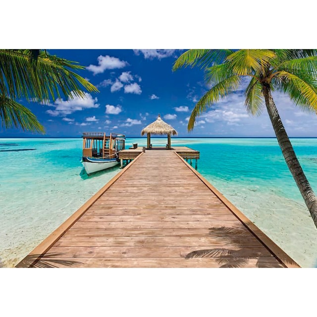 ❤ Komar Fototapete »Beach Resort«, 368x254 cm (Breite x Höhe), inklusive  Kleister ordern im Jelmoli-Online Shop