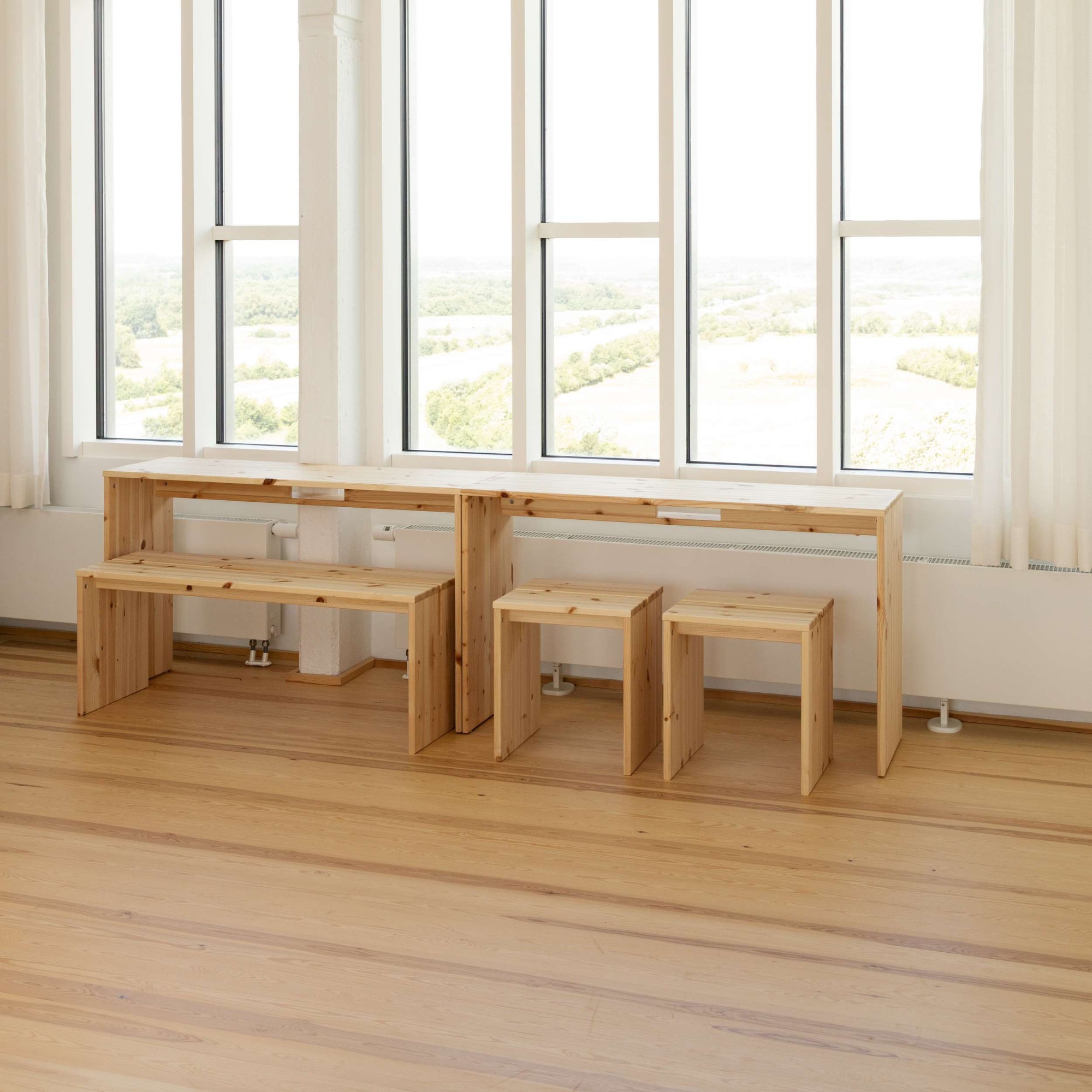 Karup Design Esstisch "Join-In Dining Table 2-teiliger Esstisch aus FSC-Massivholz" kombinierbar oder einzeln nutzbar, robust, skandinavisches Design