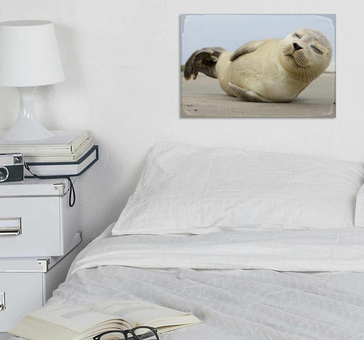 queence Metallbild »Robbi«, Wassertiere, (1 St.)
