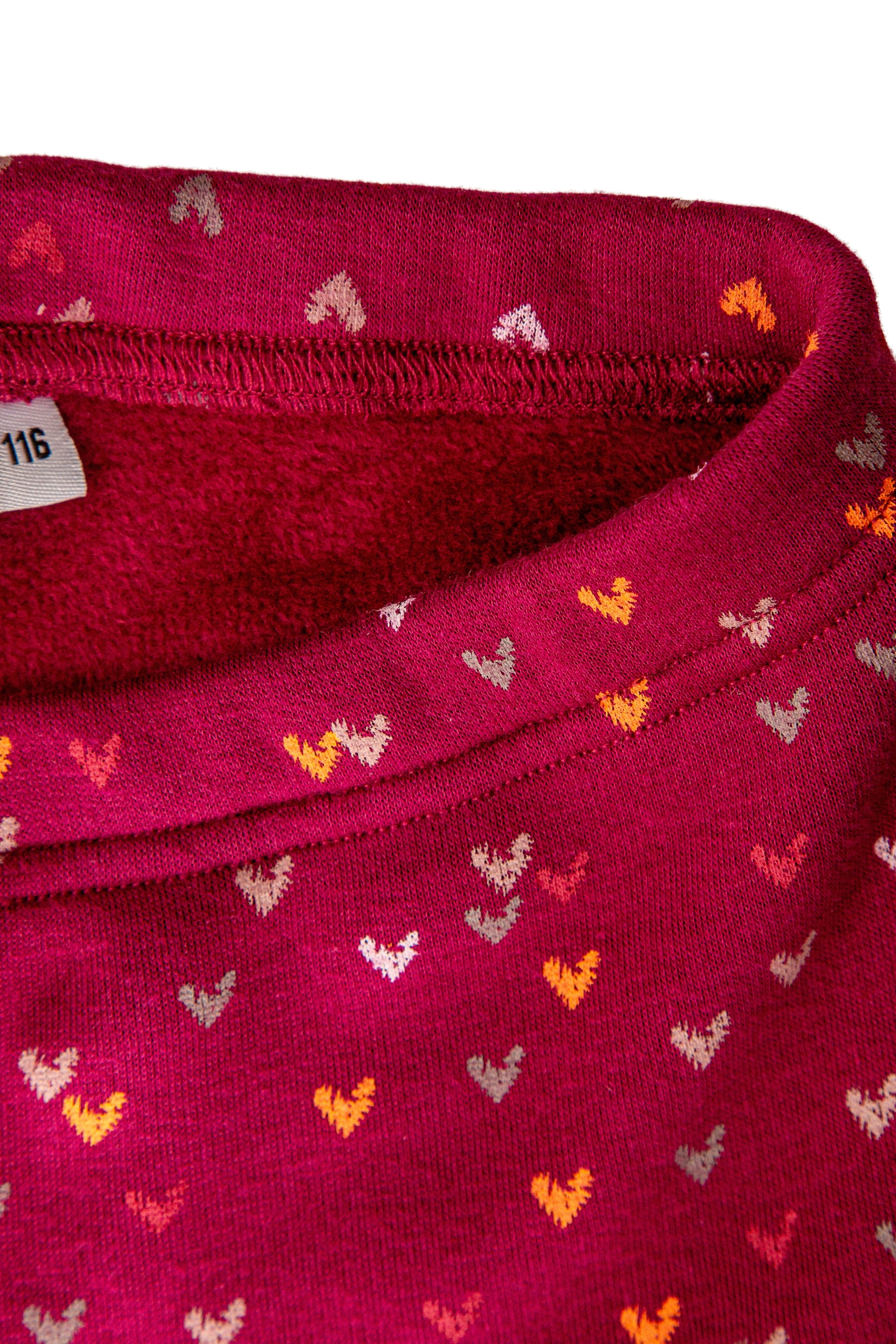 happy girls Strickleggings, im süssen Herzchen-Allover