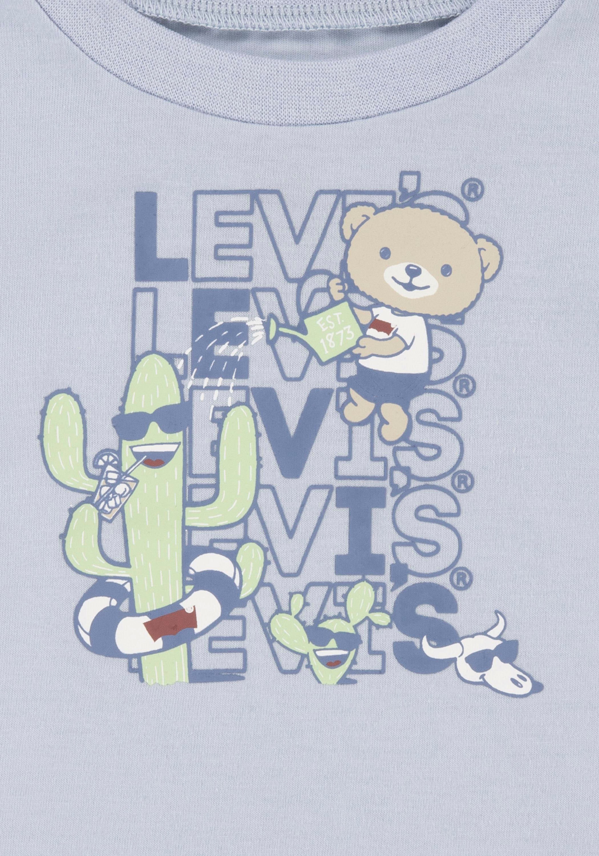 Levi's® Kids T-Shirt & Shorts »CRITTER STACKED LOGO TEE«, for Baby BOYS