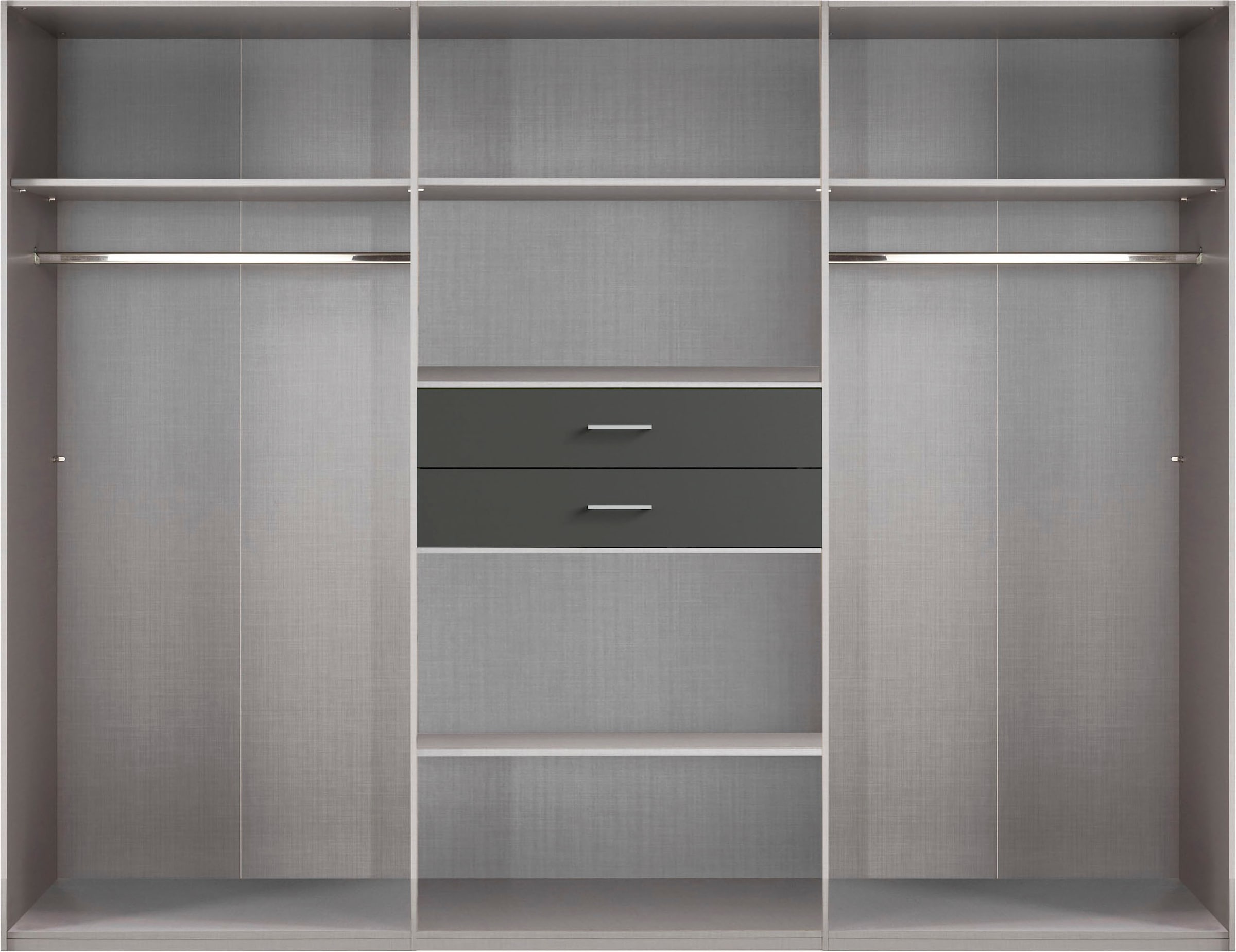 Wimex Kleiderschrank »Diver Drehtürenschrank mit Spiegel, Schubladen, 225 oder 270cm breit«, Bestseller Schlafzimmerschrank wahlweise 3 Innenausstattungen