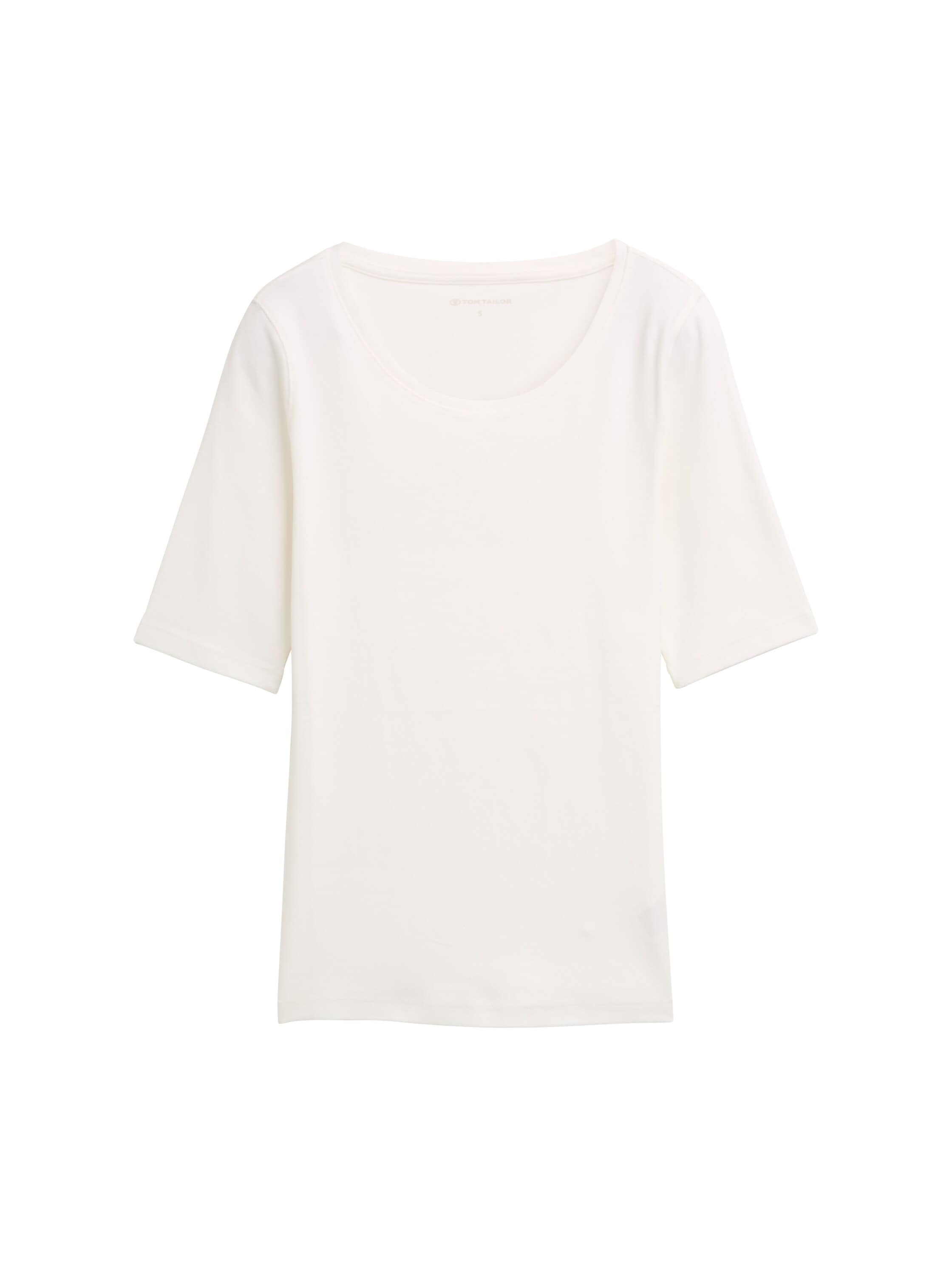 TOM TAILOR T-Shirt, mit grossem Rundhalsausschnitt