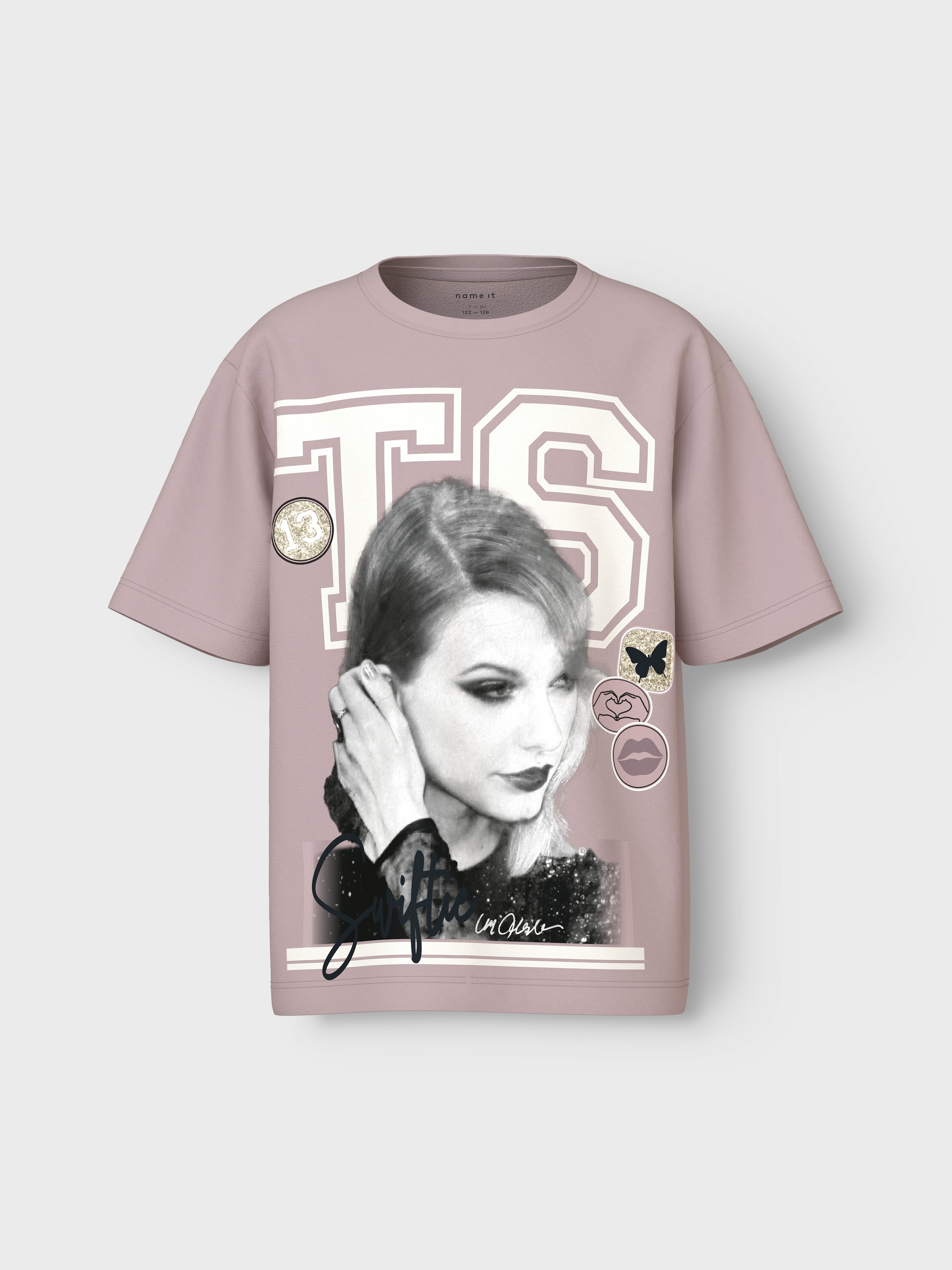 Name It T-Shirt »NFKDUSAN TSWIFT SS NREG TOP BOX NOOS SKY« CELEBRITY ICONS mit Taylor Swift Druck