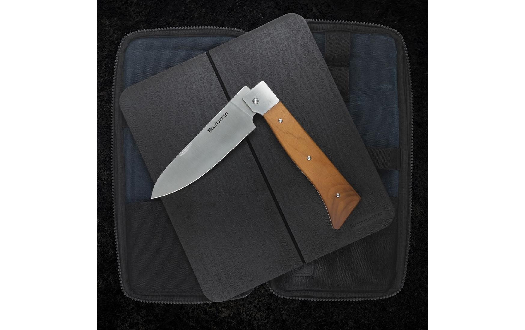 Kochmesser »Messermeister Adventure Chef 3-teilig, Braun/Silber«, (1 tlg.)