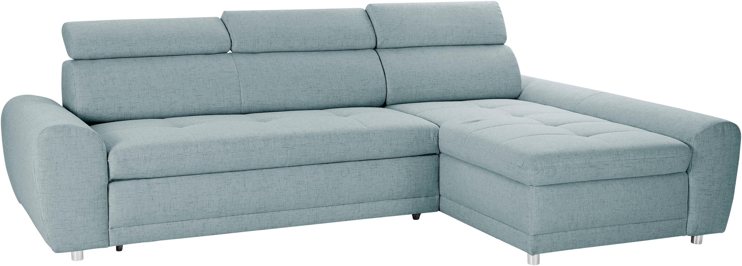 sit&more Ecksofa »Riva L-Form«, inklusive Kopteilverstellung, wahlweise mit Bettfunktion