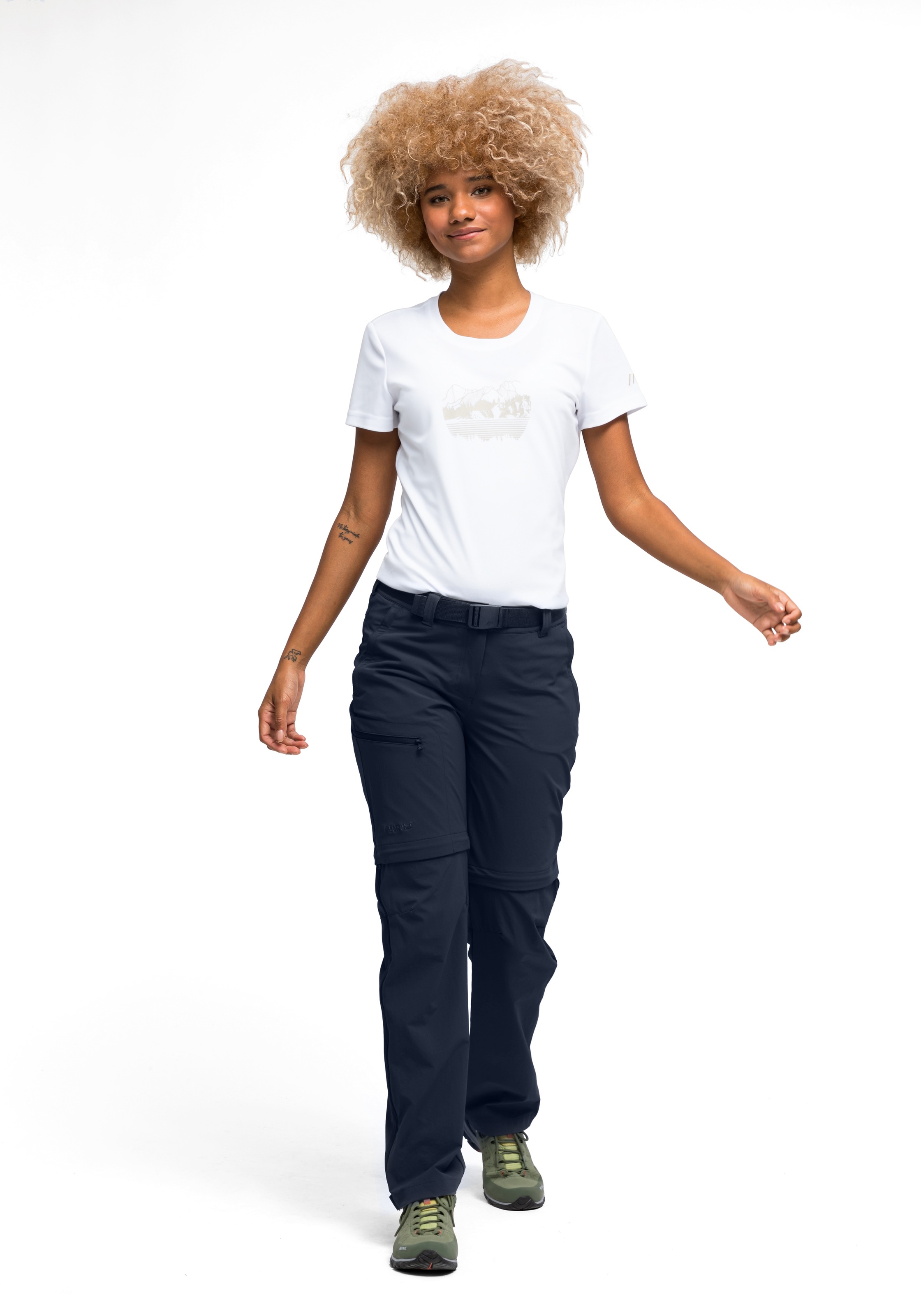 Maier Sports Funktionshose »Nata«, Damen Wanderhose, zipp-off Outdoor-Hose, 3 Taschen, Regular Fit