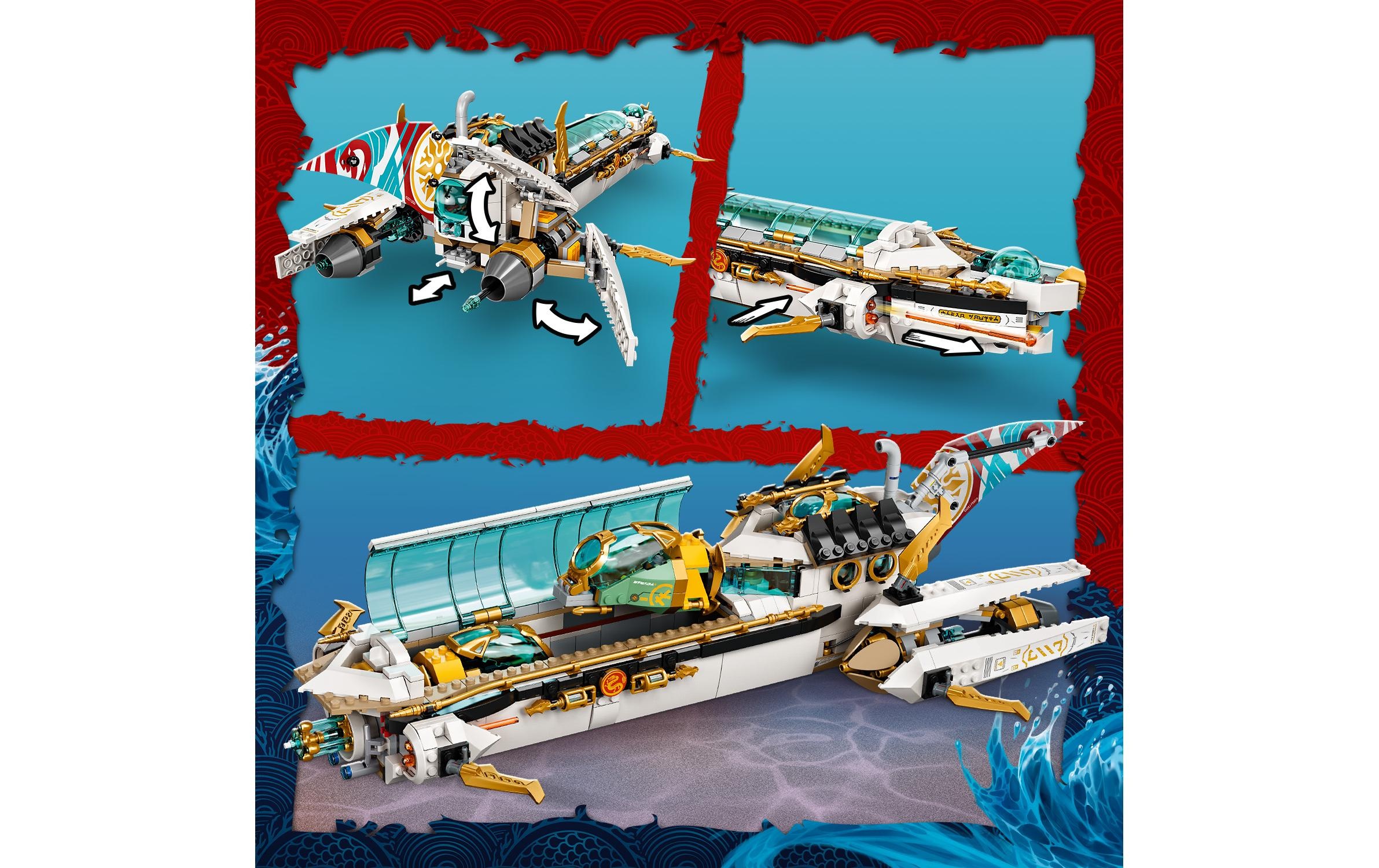 LEGO® Konstruktionsspielsteine »Wassersegler 71756«