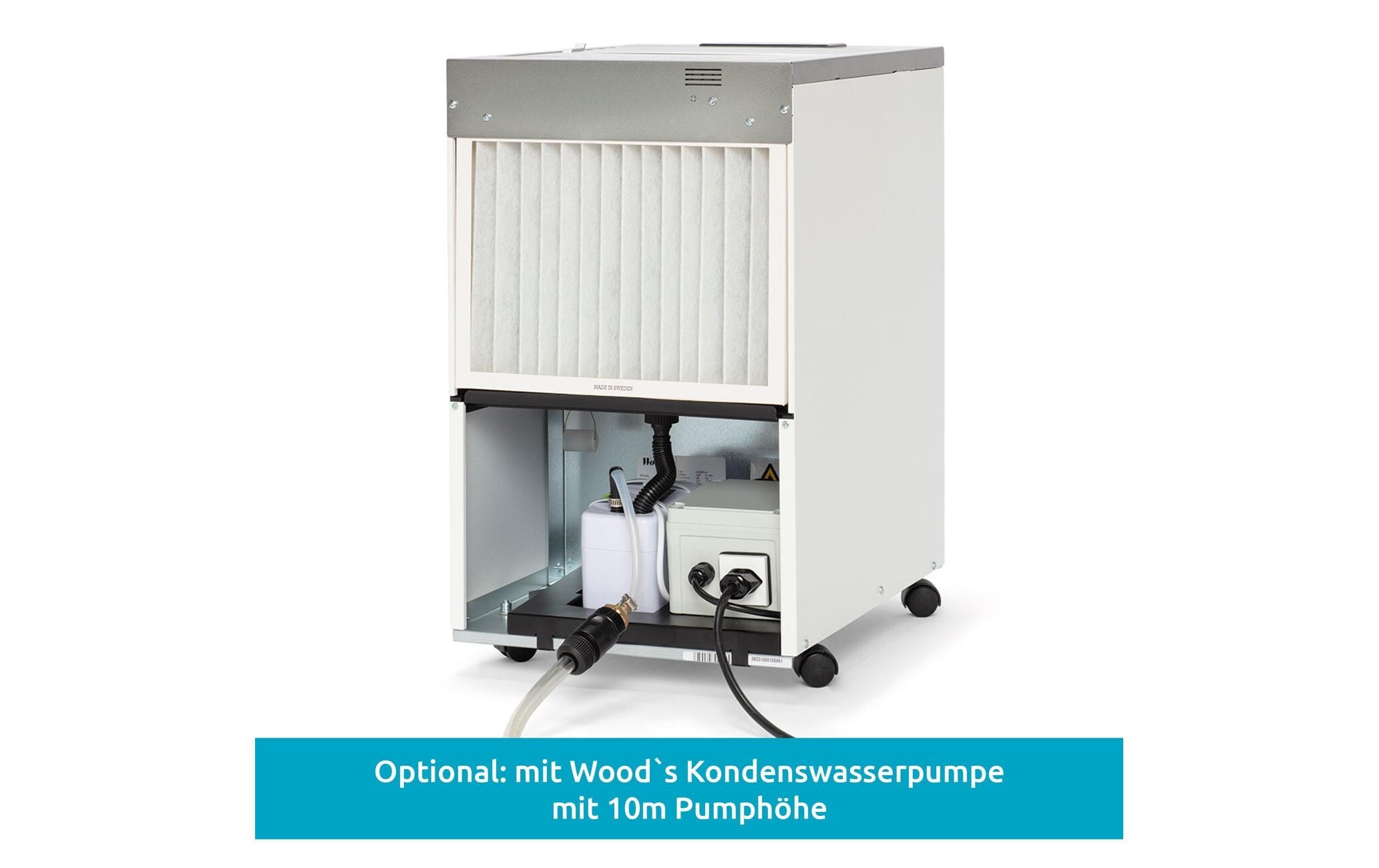 Luftentfeuchter »LD40, 100 m²«, für 350 m³ Räume, Entfeuchtung 18,5 l/Tag, Tank 11,4 l