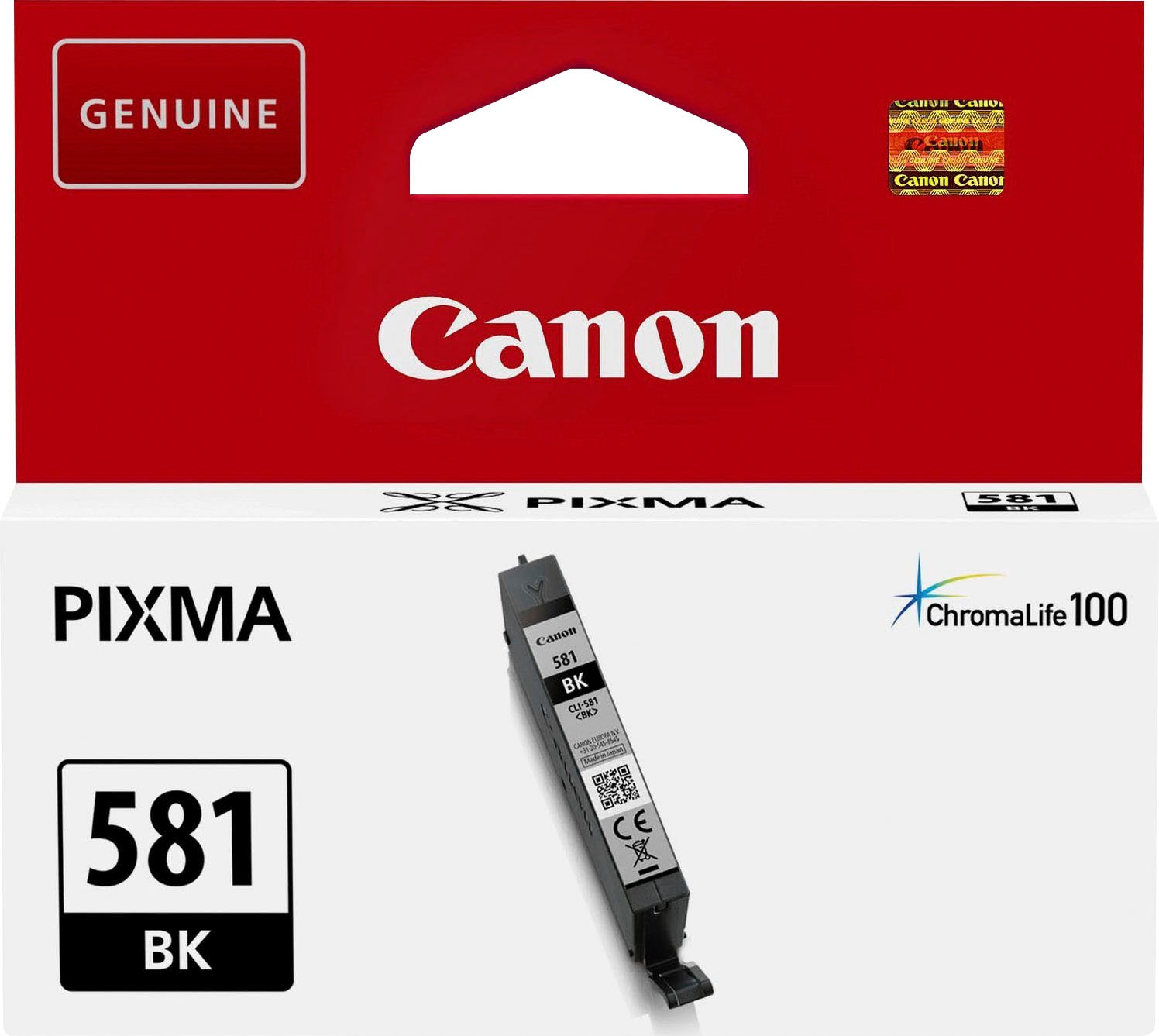 Canon Tintenpatrone »CLI-581 BK schwarz« original Druckerpatrone 581 schwarz